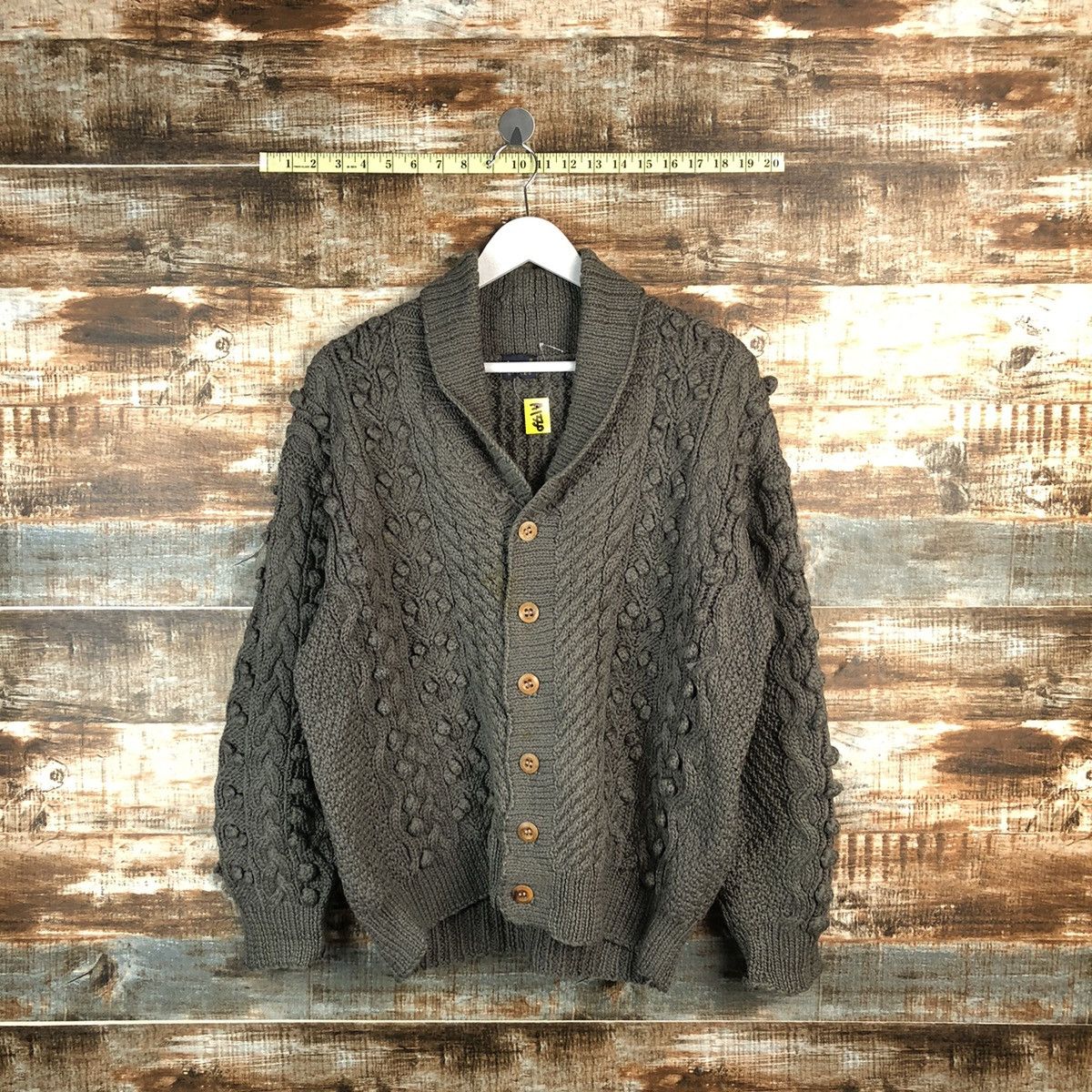Vintage 💥RARE💥 Lipstar japan Grey Cardigan Knitwear #A1330 Size US M / EU 48-50 / 2 - 1 Thumbnail