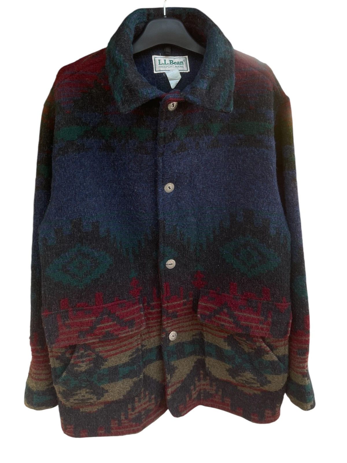 L.L. Bean L.L. Bean Native Pattern Wool Jacket USA Made Size L Size US L / EU 52-54 / 3 - 1 Thumbnail