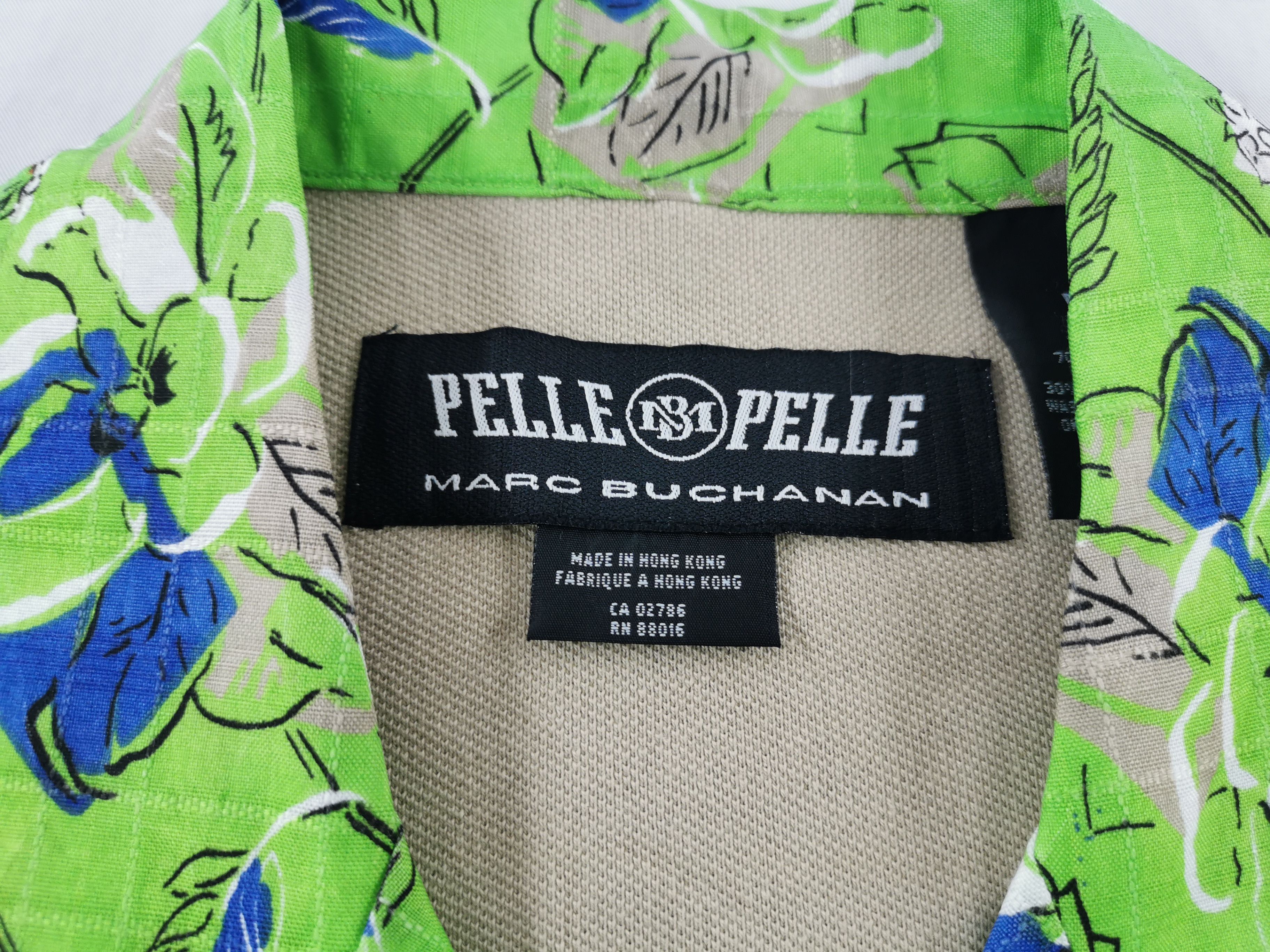 Pelle Pelle Vintage 90s Pelle Pelle Marc Buchanan Over Print Hawaii Size US L / EU 52-54 / 3 - 5 Thumbnail