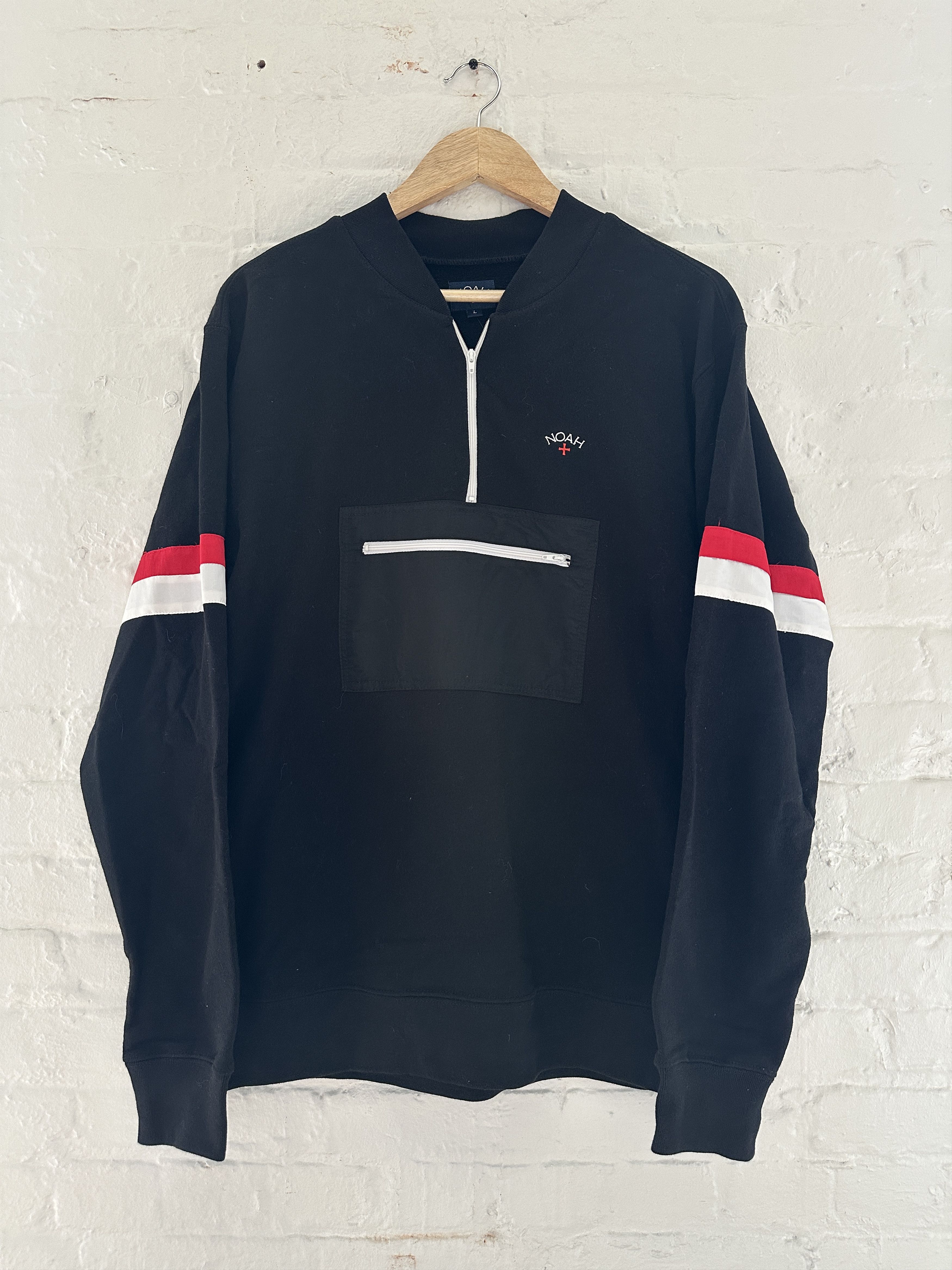 Noah Noah Quarter Zip Crewneck Size US L / EU 52-54 / 3 - 1 Thumbnail