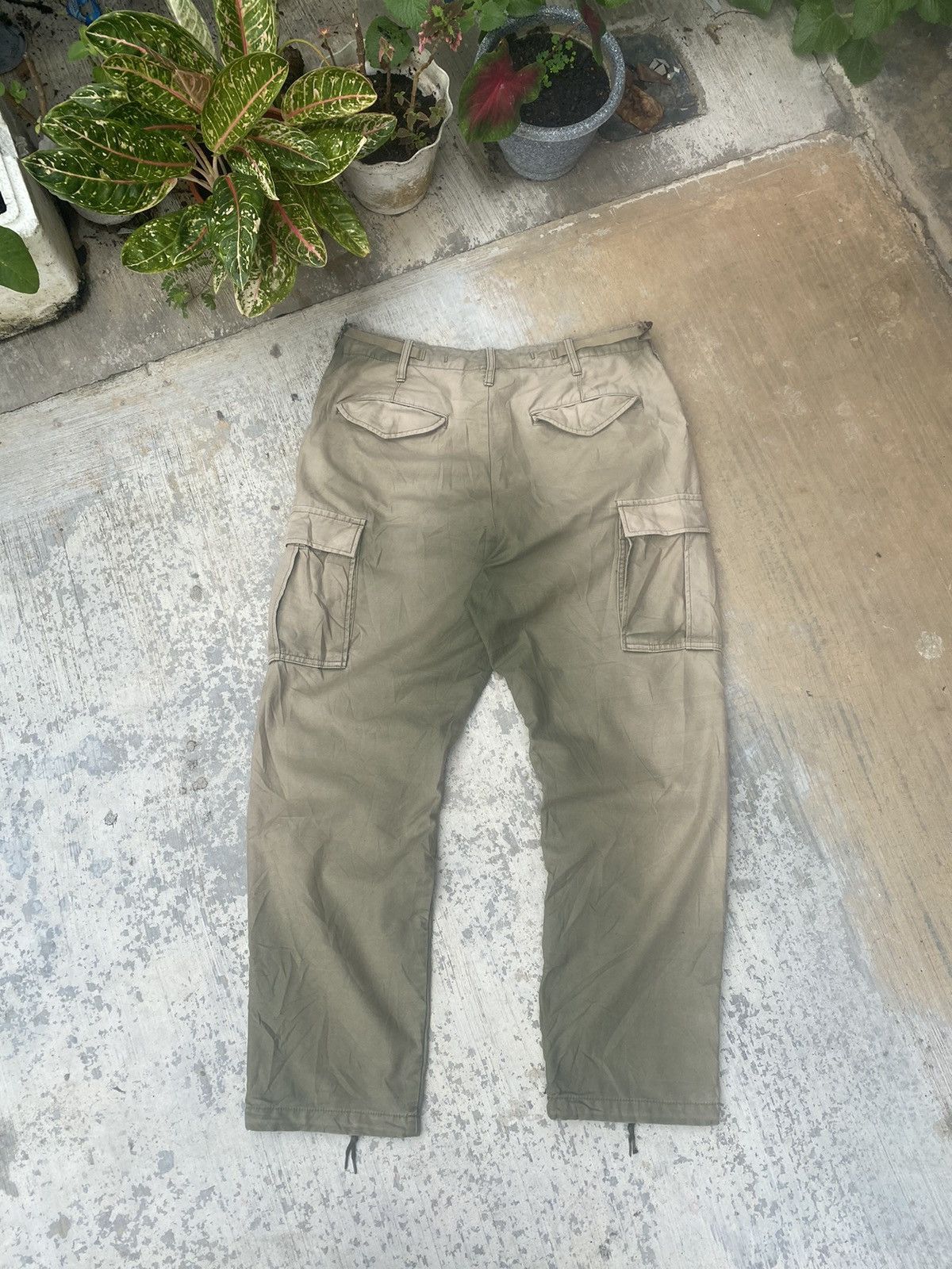 Japanese Brand Back Number Sun Faded M-65 Cargo Pants Size US 32 / EU 48 - 2 Thumbnail