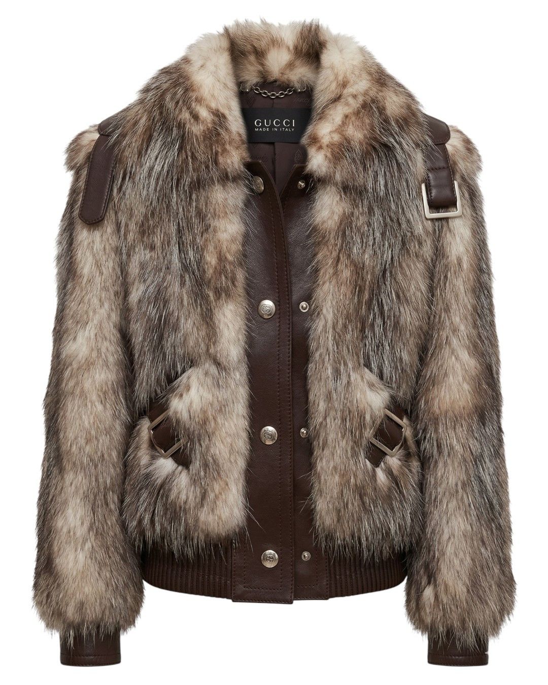 Gucci F/W 2007 RUNWAY WOMEN'S VARIATION OPOSSUM FUR LEATHER JACKET Size XS / US 0-2 / IT 36-38 - 1 Thumbnail
