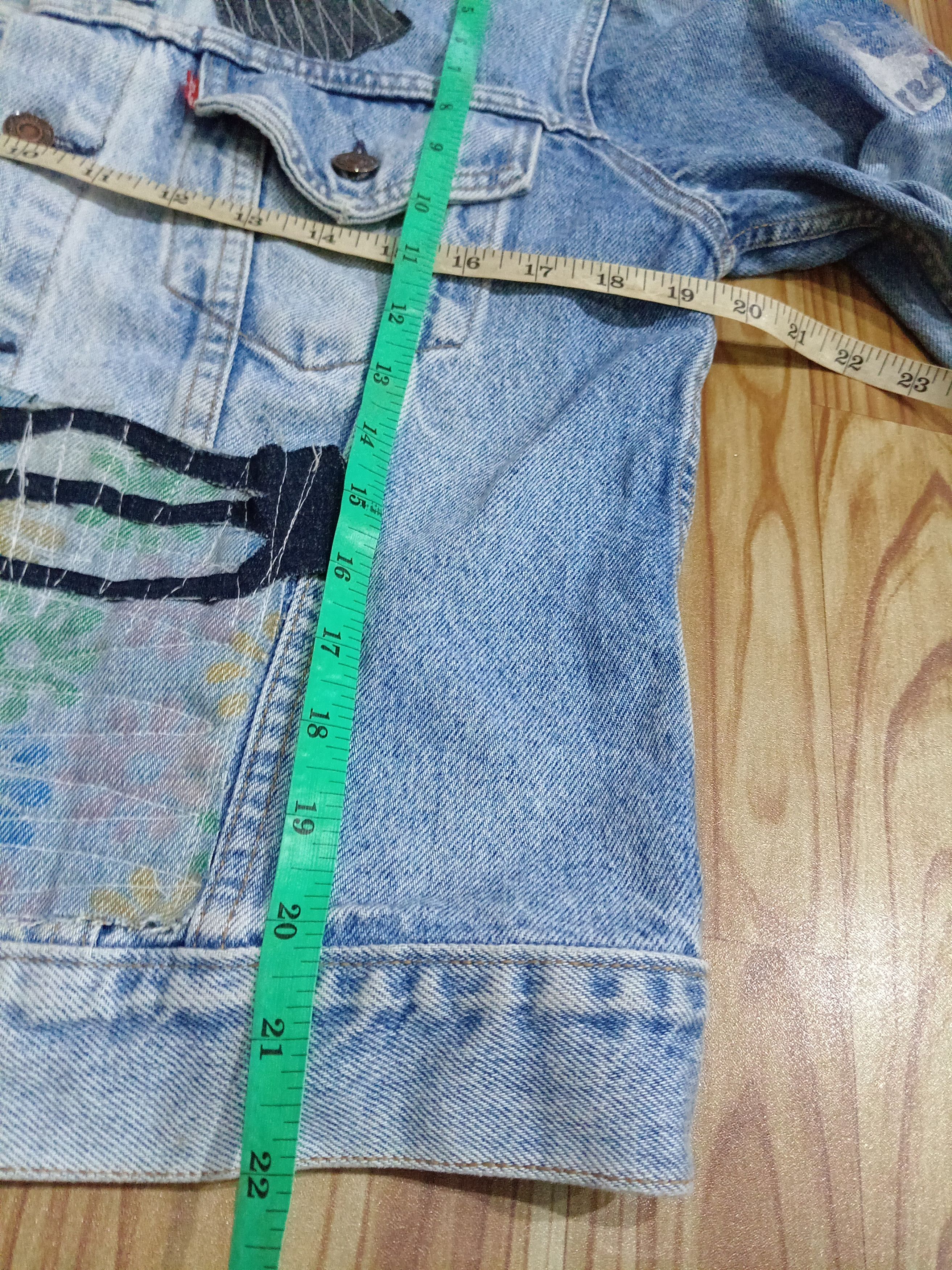 Levi's × Vintage Levis Patchwork Vintage denim trucker Jacket size small Size US S / EU 44-46 / 1 - 9 Thumbnail