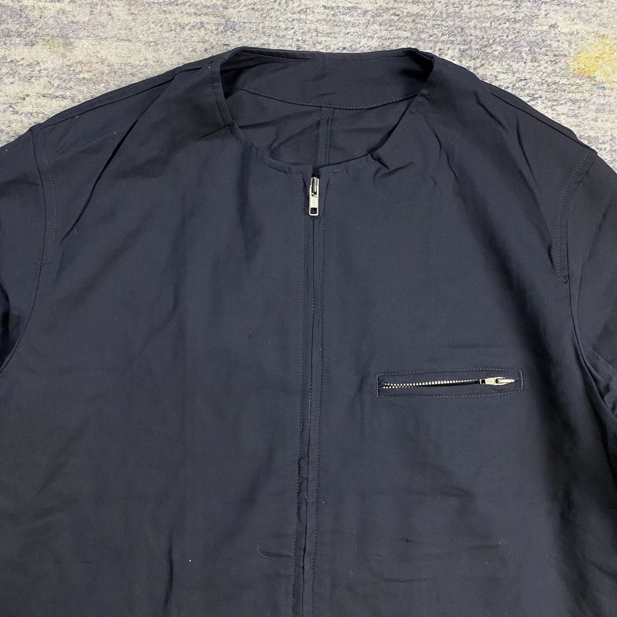 Vintage y's for men yohji yamamoto collarless jacket