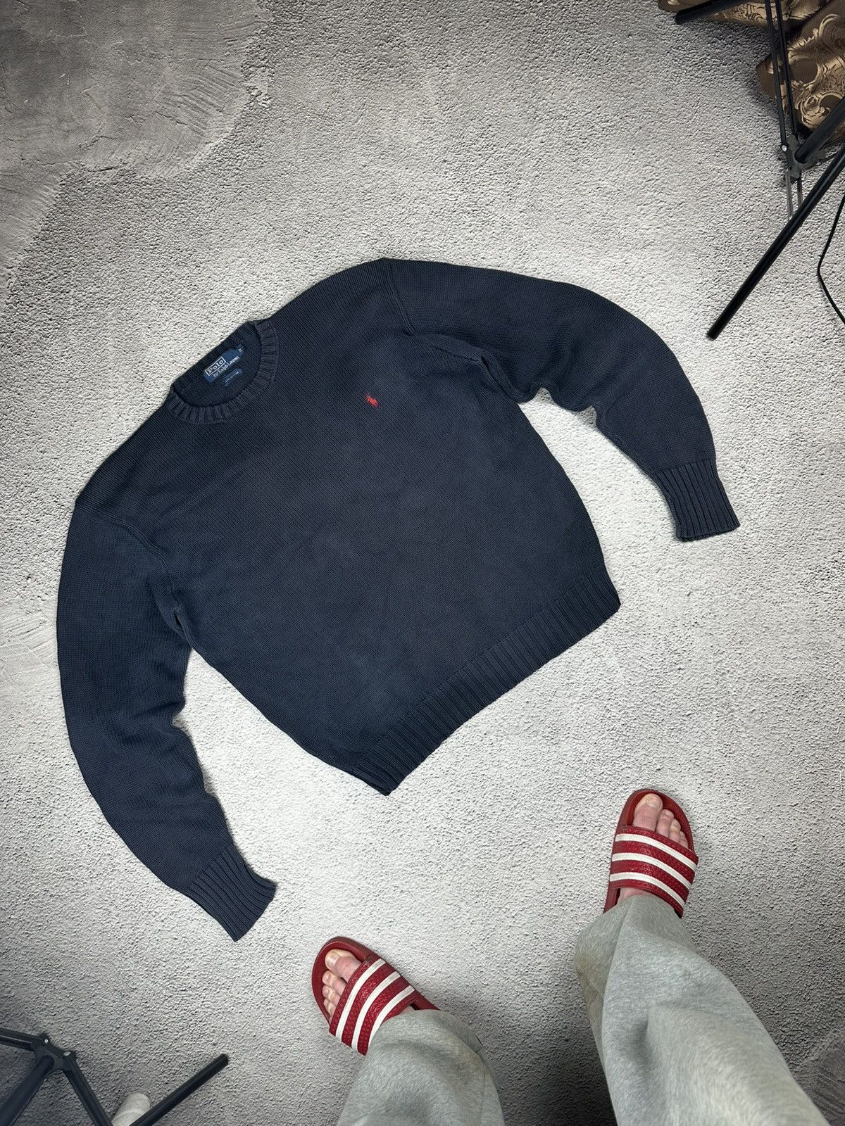 Polo Ralph Lauren Vintage Polo by Ralph Lauren Knitwear Sweater Faded Y2K SK8 Size US M / EU 48-50 / 2 - 1 Thumbnail