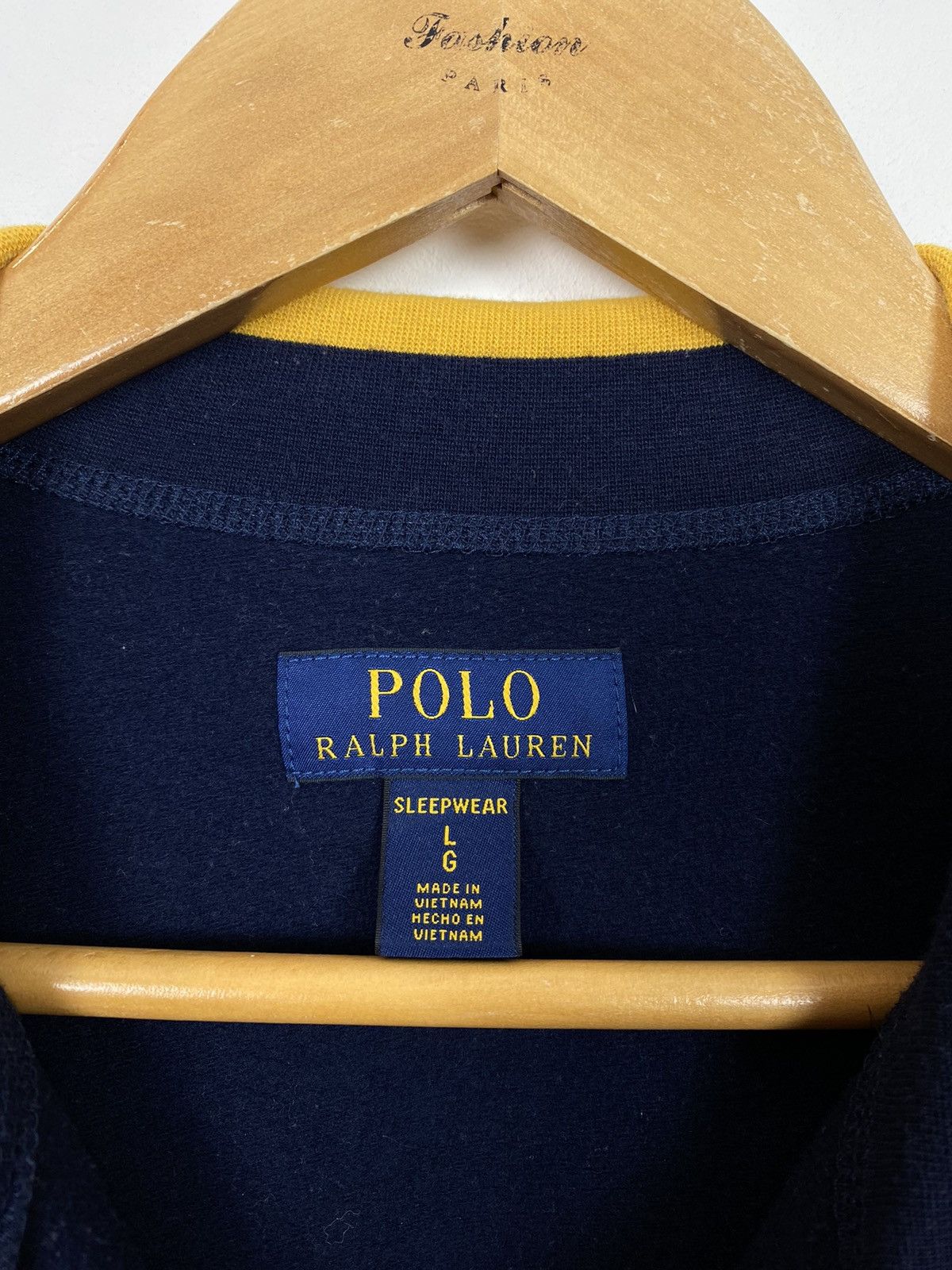 Polo Ralph Lauren Polo Ralph Lauren Sleepwear Jacket Size XL 1/4 Zip Top Blue Size US XL / EU 56 / 4 - 7 Thumbnail