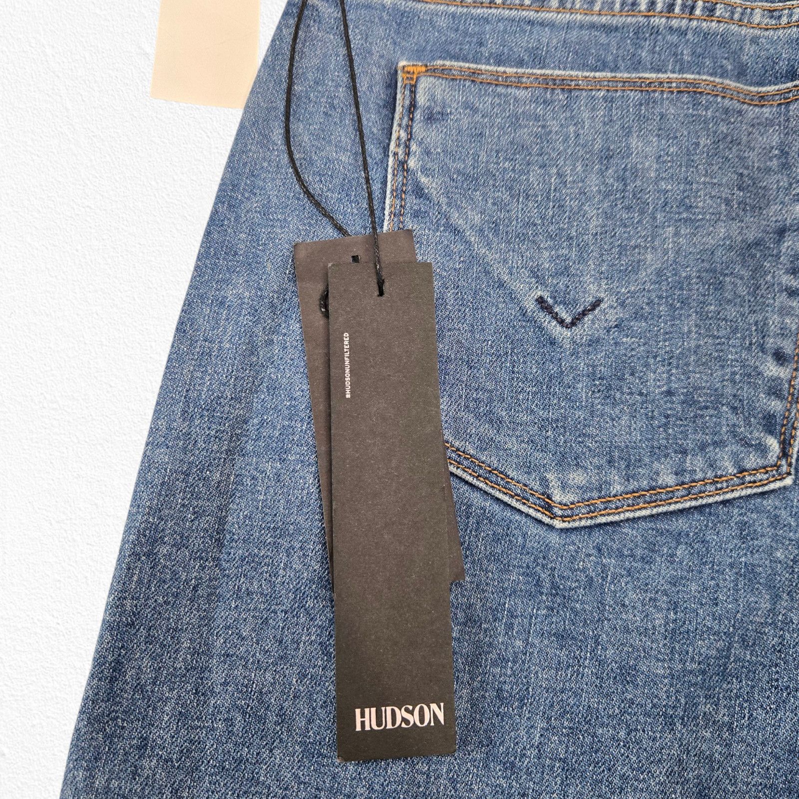 Hudson Hudson Crop Riley Relaxed Straight Jeans Size 29 Size 29" - 11 Thumbnail