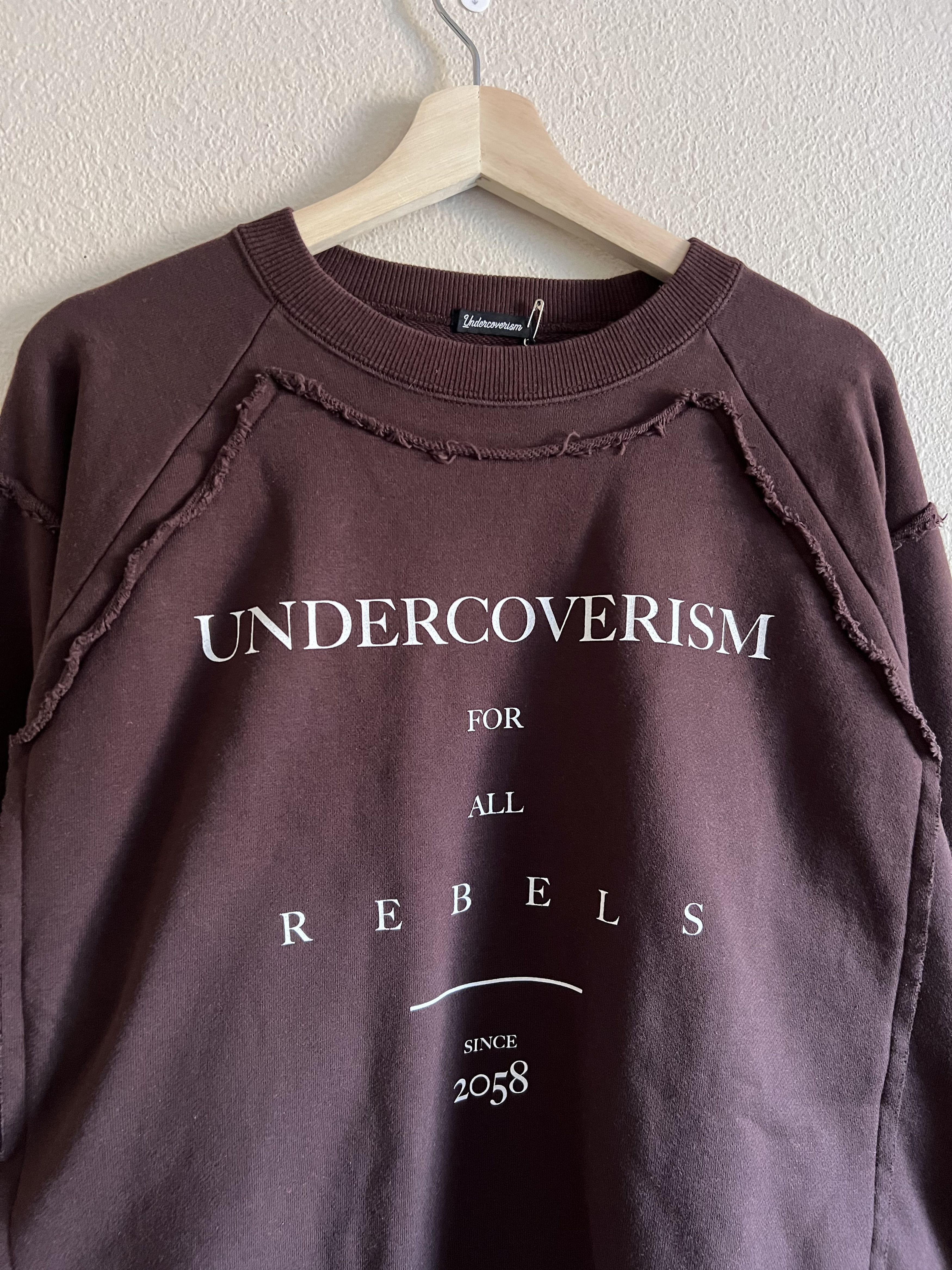 Undercover Undercover Undercoverism For All Rebels Raw Edge Sweatshirt Size US XL / EU 56 / 4 - 2 Thumbnail
