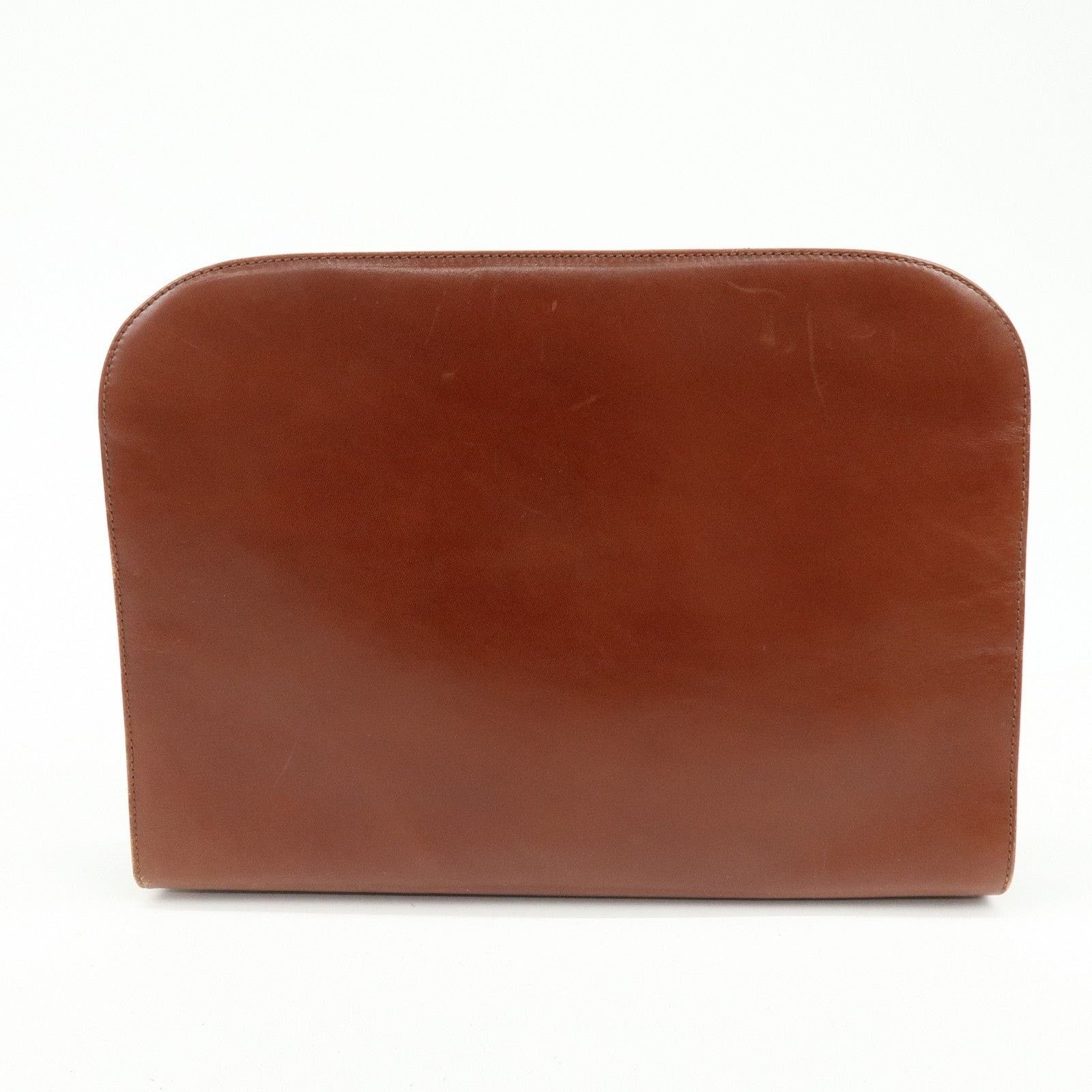 Salvatore Ferragamo Ferragamo Gancini Calfskin Leather Shoulder Bag Brown Size ONE SIZE - 2 Thumbnail