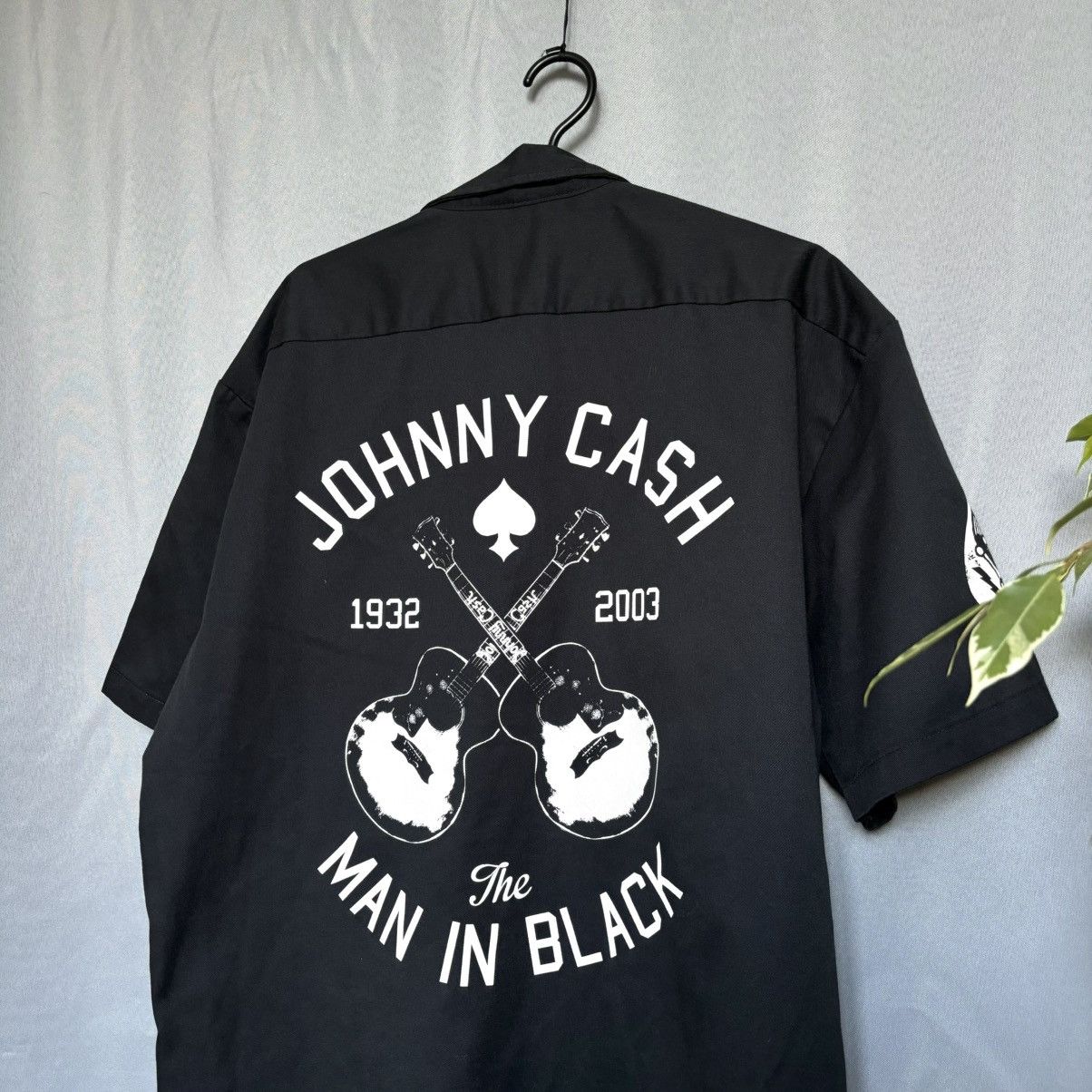 Dickies Dickies Johny Cash shirt button up black large vintage rare Size US L / EU 52-54 / 3 - 4 Thumbnail