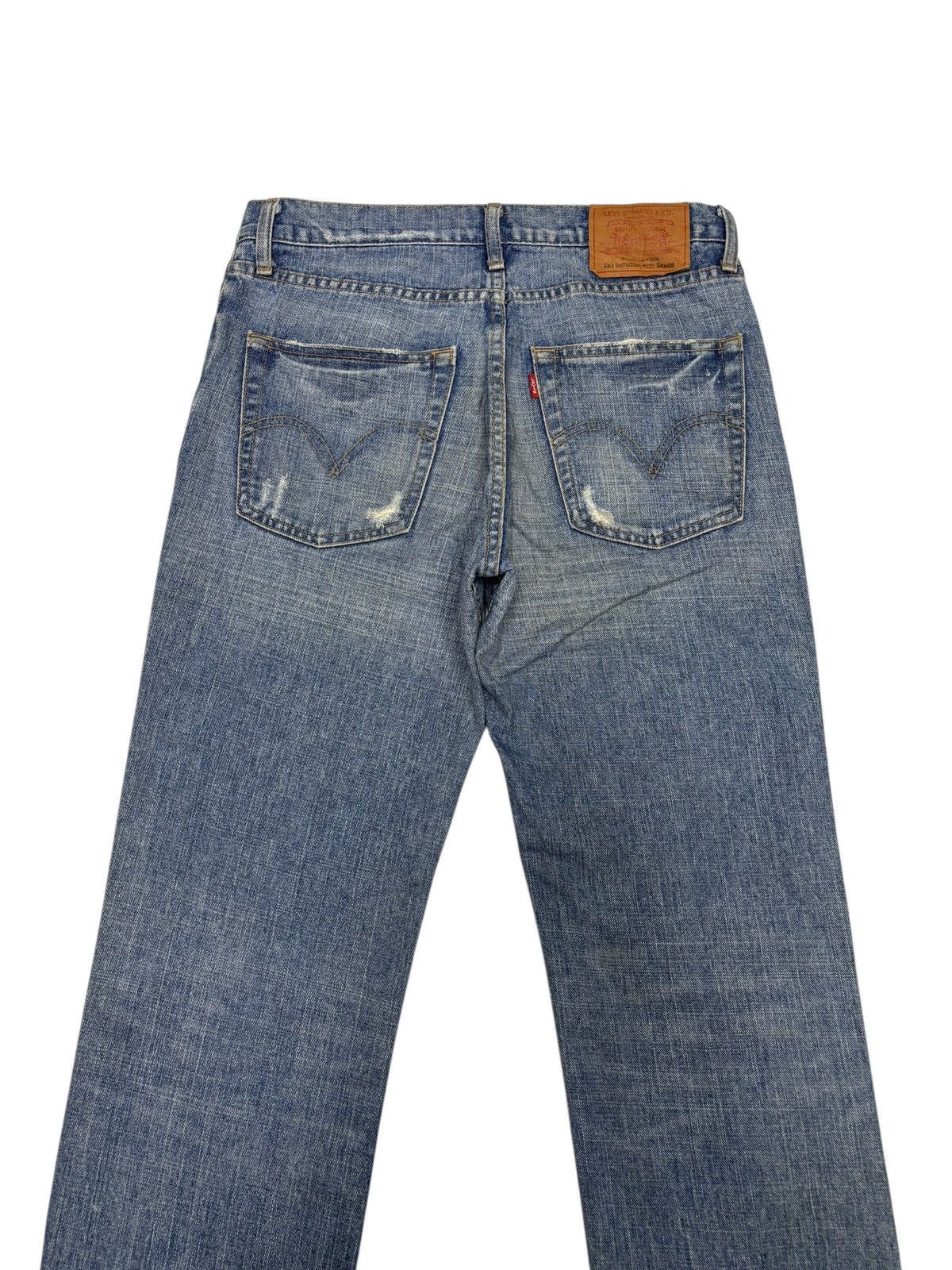 Kapital 🔥LEVIS Y2K REGULAR FIT DISTRESSED DENIM JEANS Size US 32 / EU 48 - 6 Thumbnail