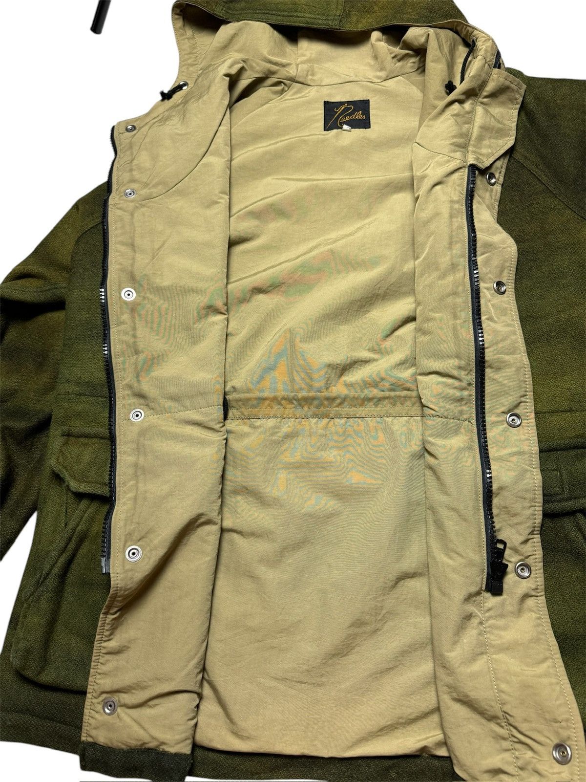 Japanese Brand × Needles Needles Wool Jacket Hoodie Size US M / EU 48-50 / 2 - 5 Thumbnail