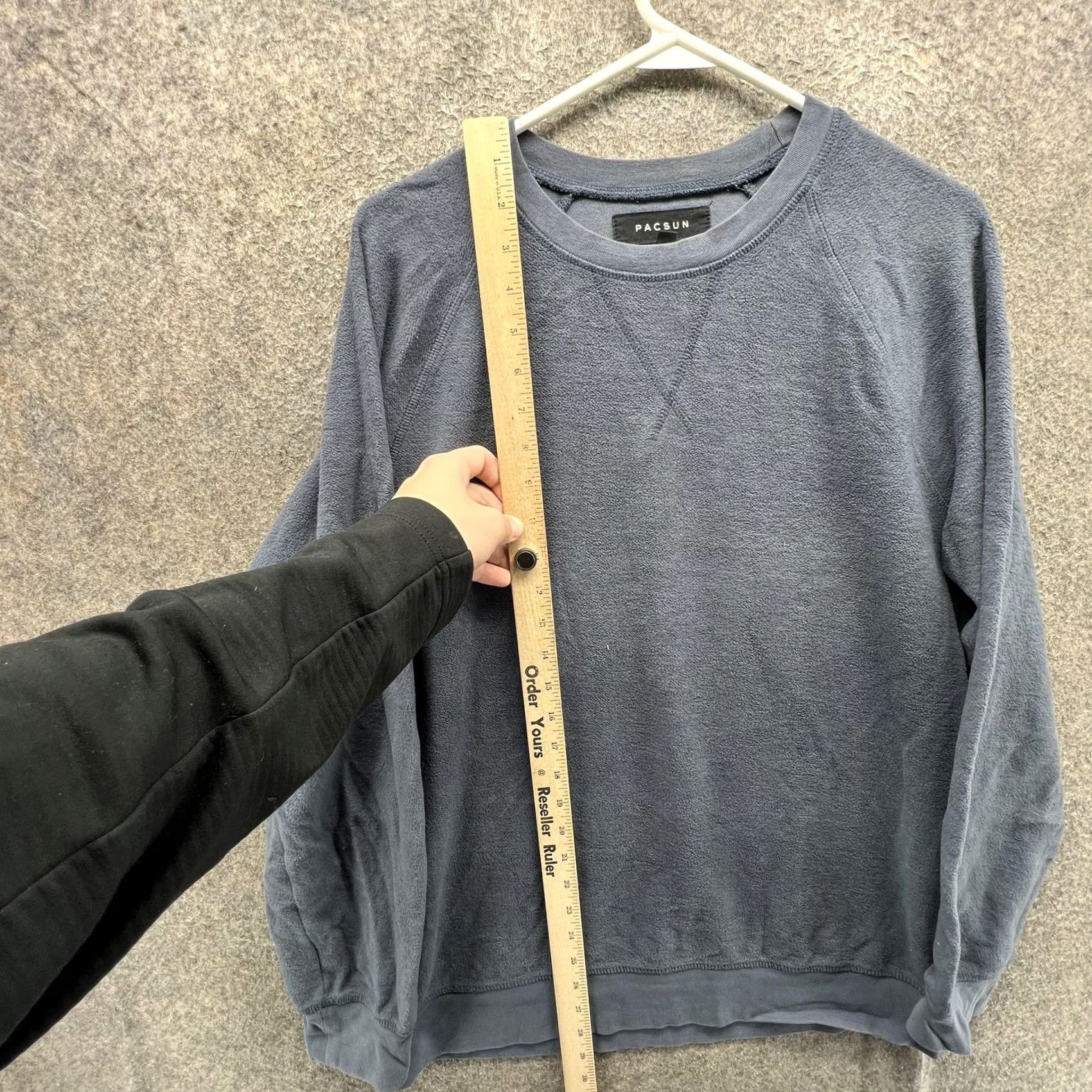 Pacsun PacSun Sweatshirt Mens Small Blue Fleece Crewneck Pullover Solid Casual Regular Fit Mens Small Blue Sweatshirt Size US S / EU 44-46 / 1 - 4 Thumbnail