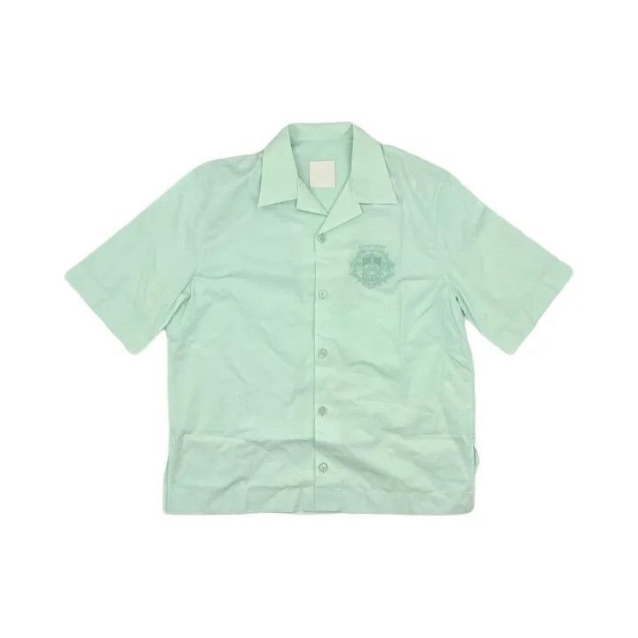 Givenchy Givenchy Solid Short-Sleeve Button-Up Shirt Size US XXS / EU 40 - 1 Thumbnail