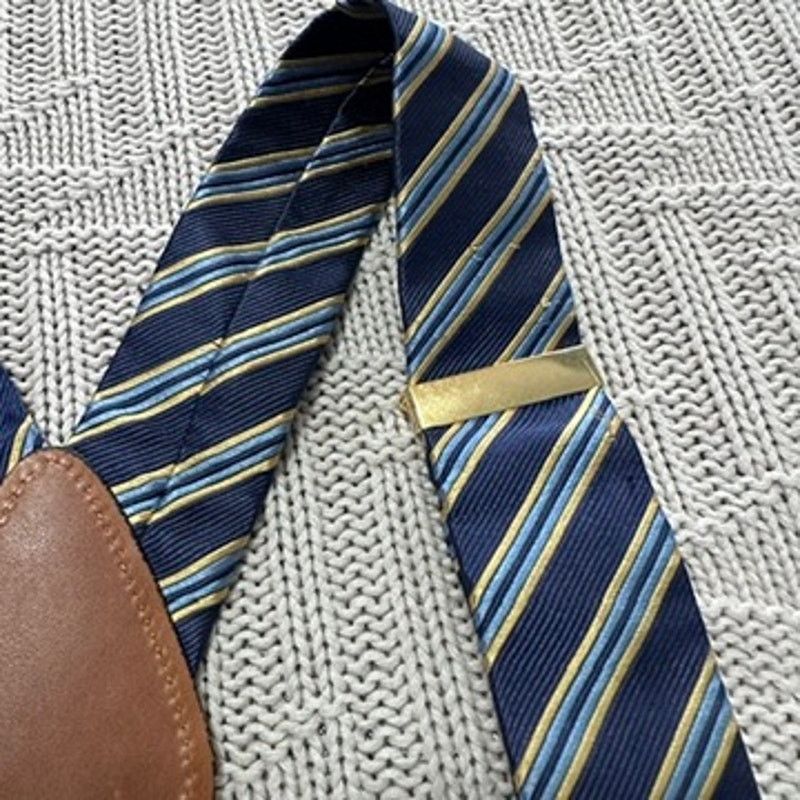 Trafalgar Trafalgar blue striped suspenders Size ONE SIZE - 2 Thumbnail