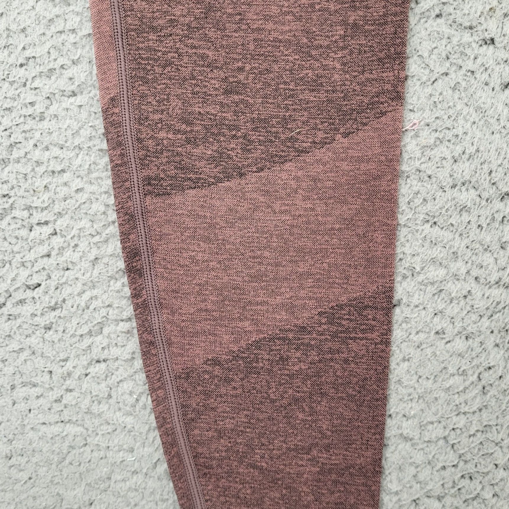 Vintage PINK Victoria’s Secret Seamless Leggings Womens S Burgundy Athleisure AH0473 Size 28" / US 6 / IT 42 - 4 Thumbnail