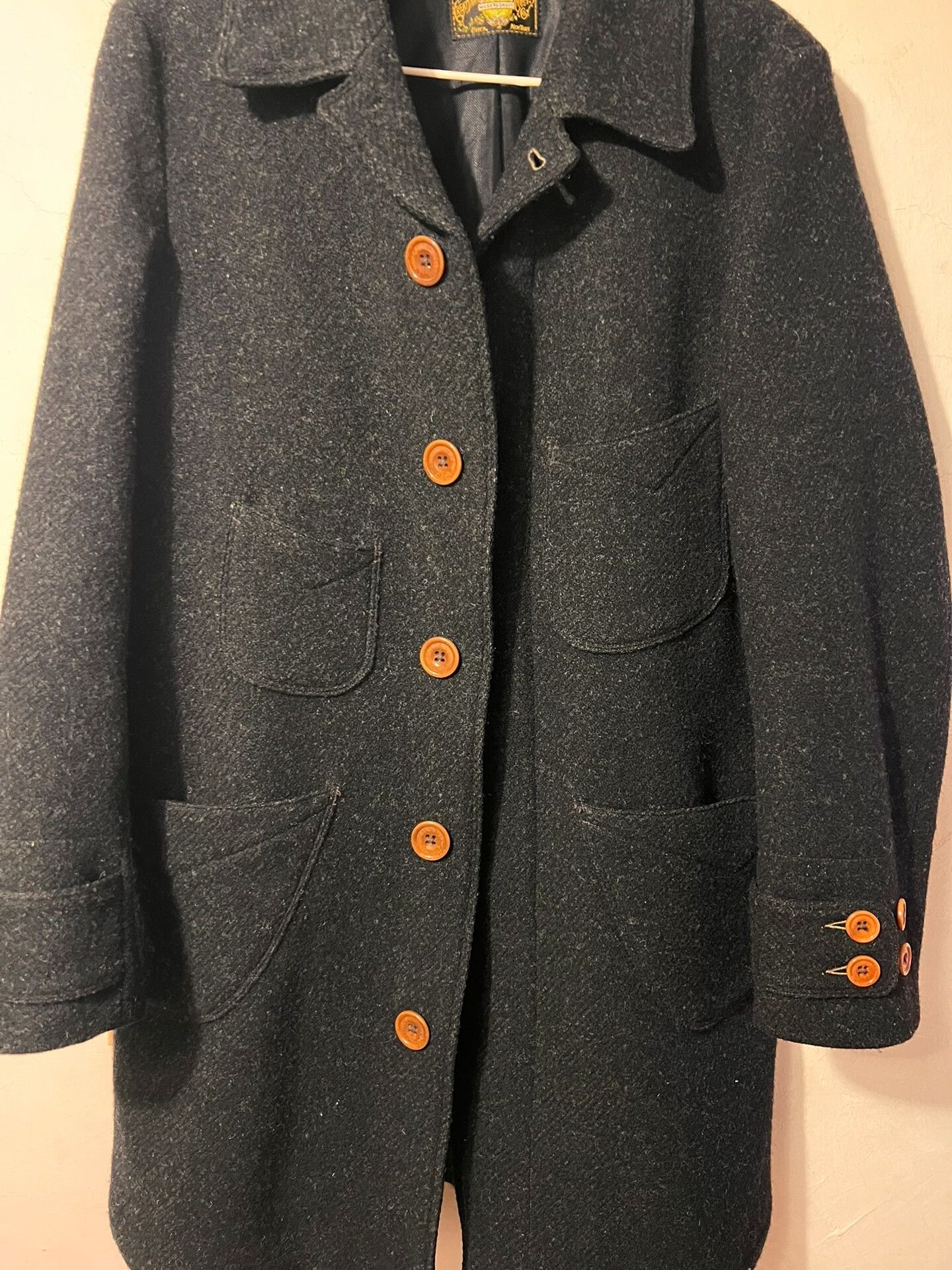 Freewheelers Freewheelers Wool Coat for Everyday Style Size US S / EU 44-46 / 1 - 1 Thumbnail
