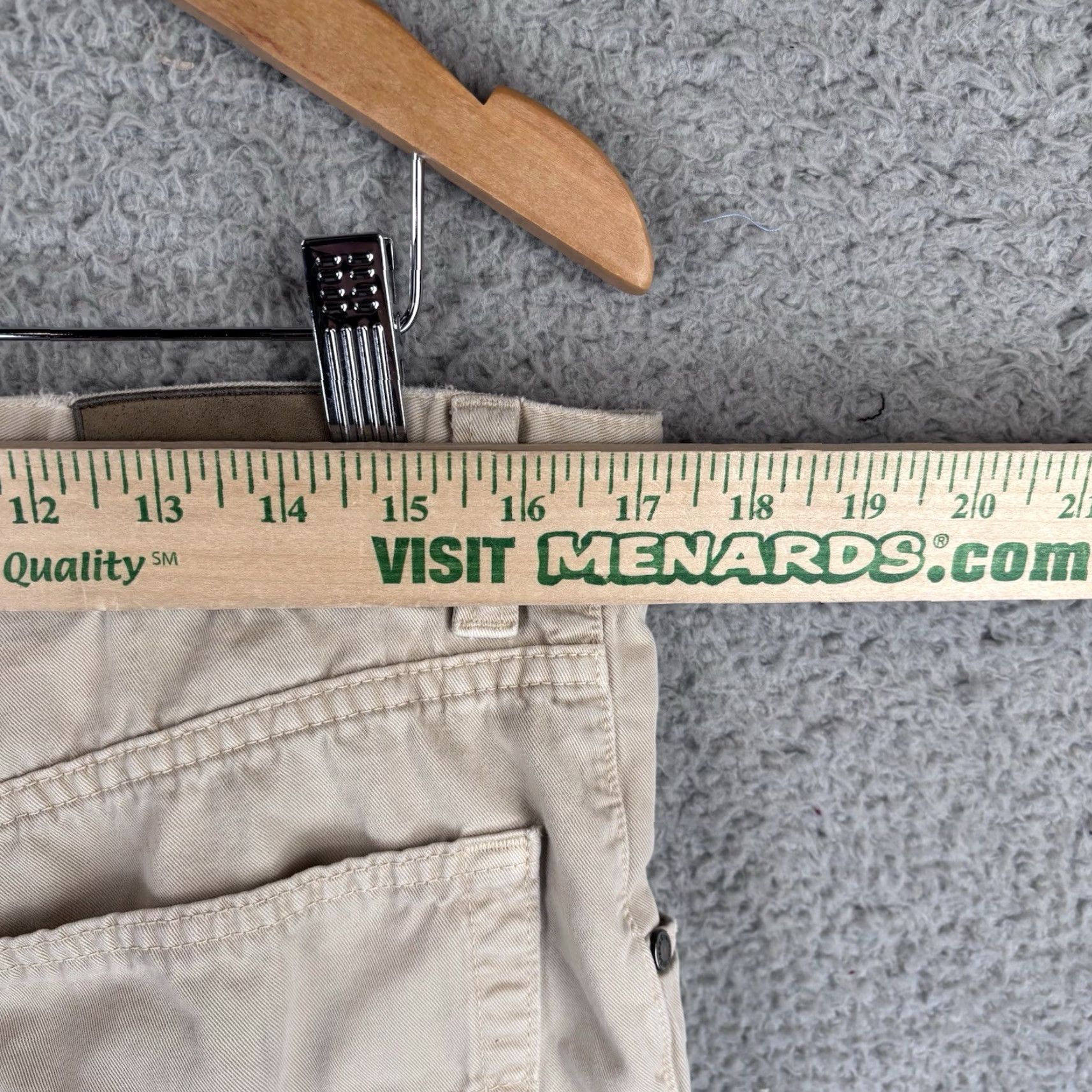 Ermenegildo Zegna Ermenegildo Zegna Jeans Men 34 Beige Denim 5-Pocket Casual Straight Pocket Zipper 30 Inseam Cotton Size US 34 / EU 50 - 7 Thumbnail
