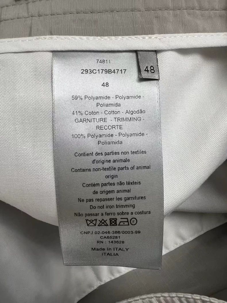 Dior Dior Dior Gray 1947 Logo Lock Shorts-2507 Size 41" - 5 Thumbnail