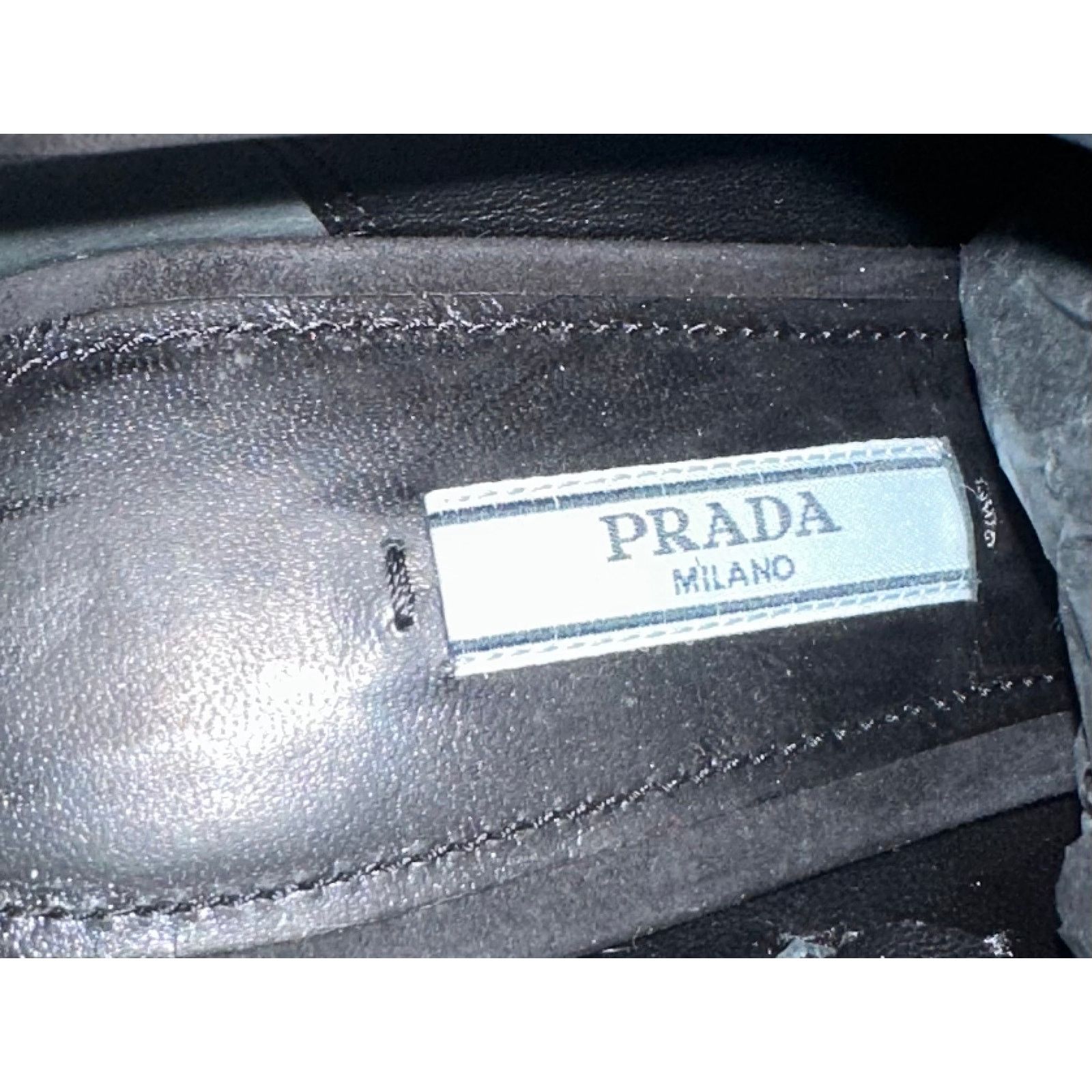 Prada Prada Women's Black Suede Platform Ankle Boots Size 9.5 High Size US 9.5 / IT 39.5 - 6 Thumbnail