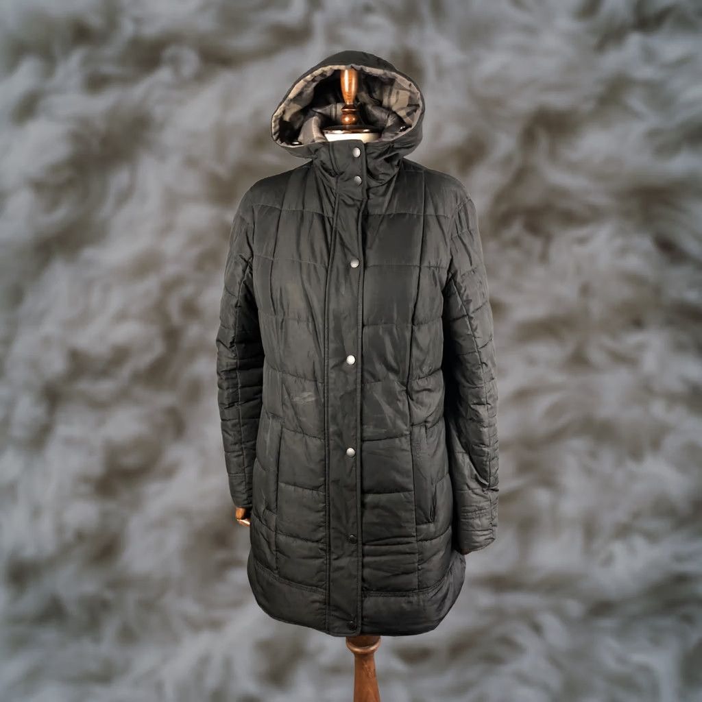 Barbour Barbour Carlin Quilt Jacket Size 8 Black Polyester Hooded Reversible Women's Size M / US 6-8 / IT 42-44 - 1 Thumbnail