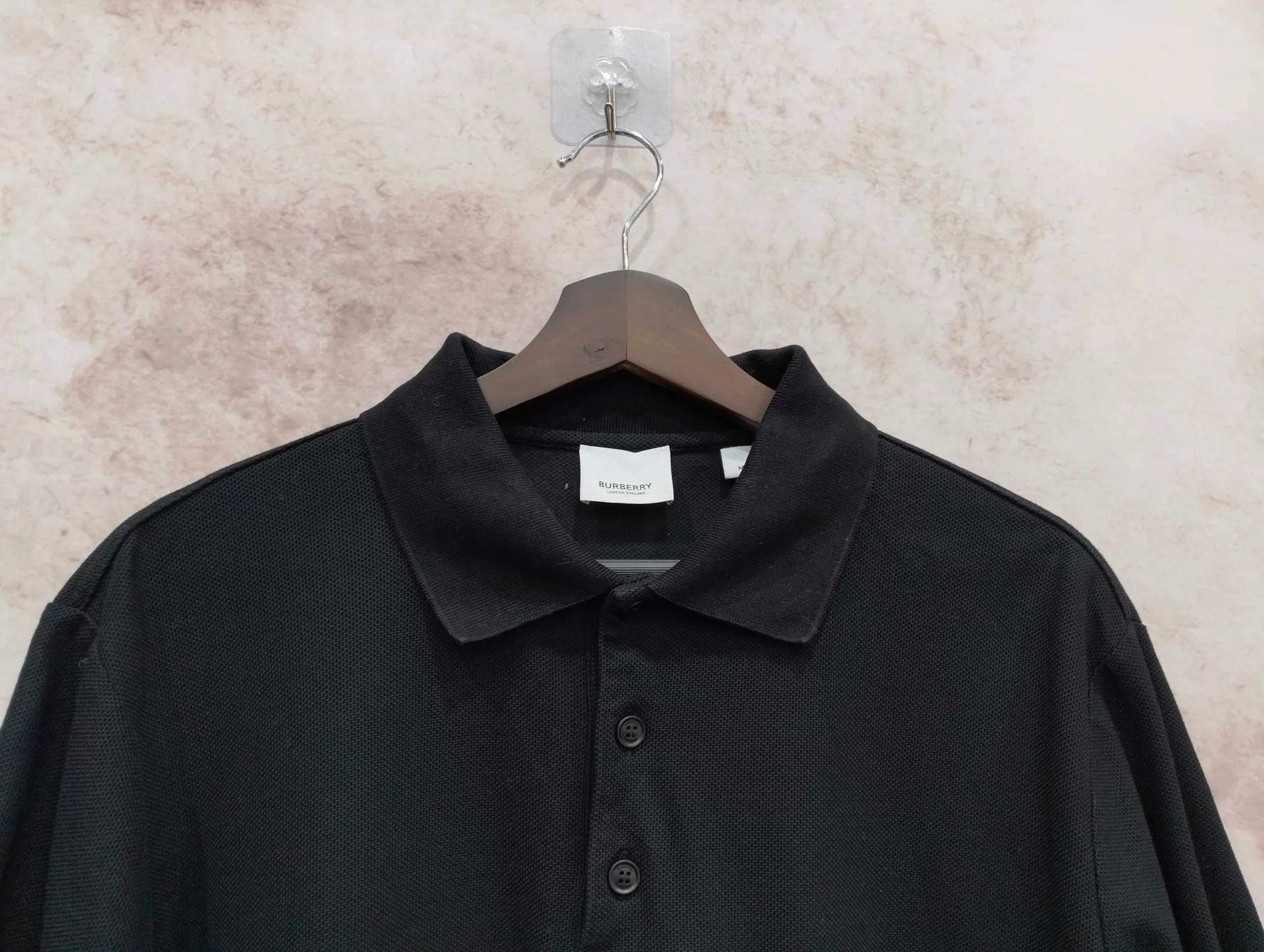 Burberry Burberry Black Block Logo Polo Shirt M Size US M / EU 48-50 / 2 - 3 Thumbnail