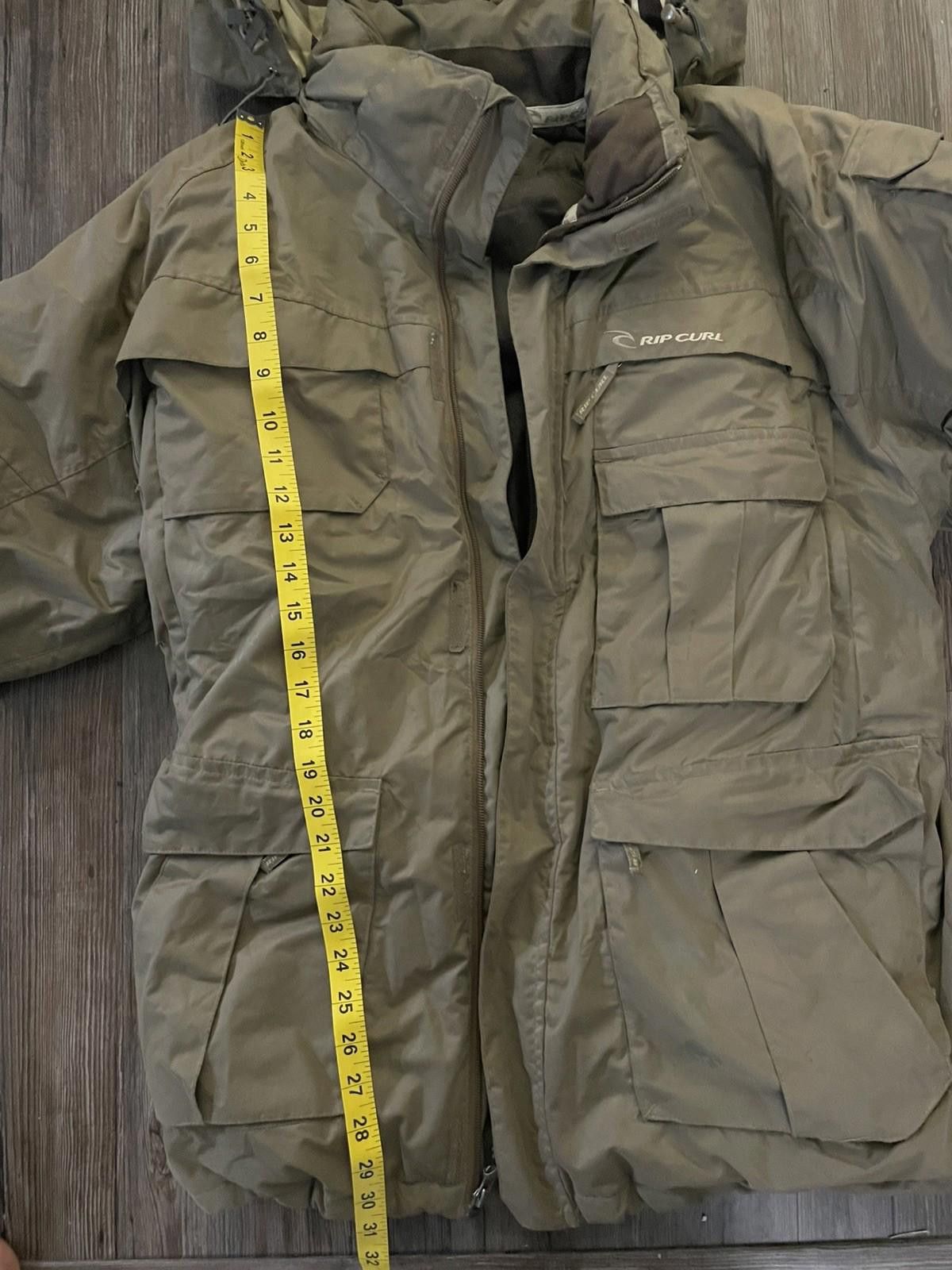 Rip Curl Rip Curl Beige Anorak Hooded Large Jacket Camo Full Zip Size US L / EU 52-54 / 3 - 7 Thumbnail