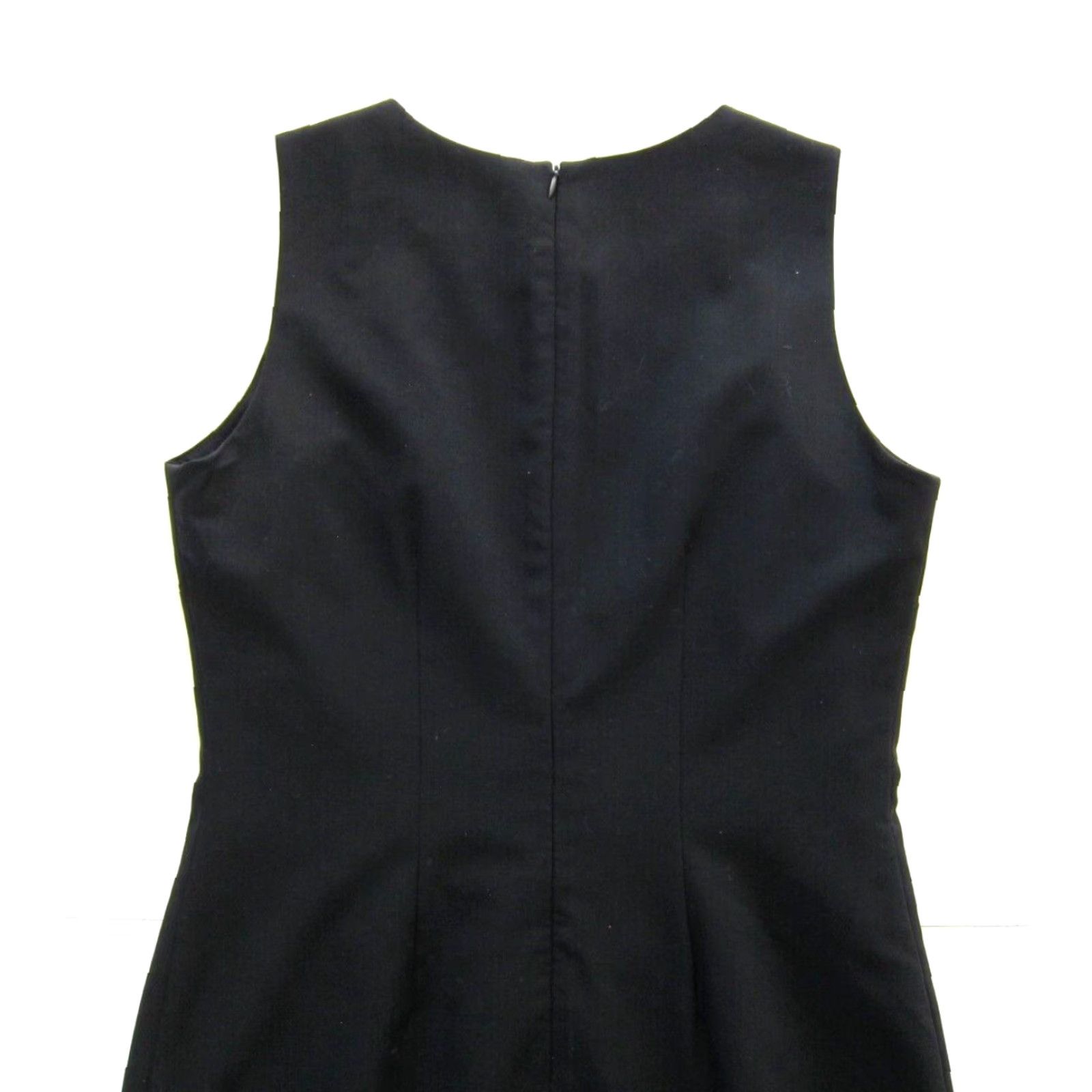 Vintage Dalia Black Sleeveless Sheath Shift Tank Pencil Dress Woman 8 Size M / US 6-8 / IT 42-44 - 5 Thumbnail