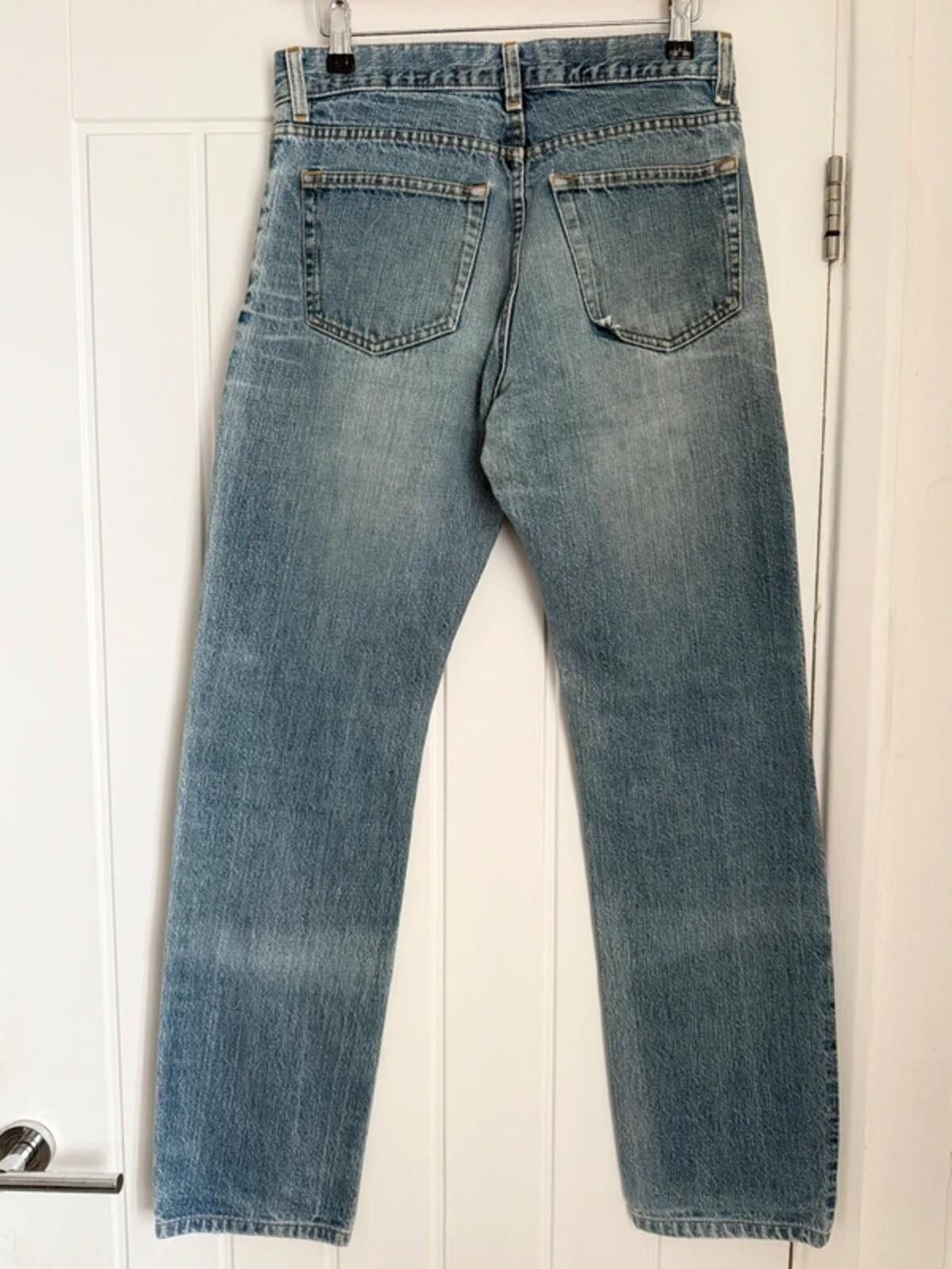 Helmut Lang Helmut Lang 1998 Vintage Blue Faded Denim Jeans Size: 30 Size US 30 / EU 46 - 3 Thumbnail