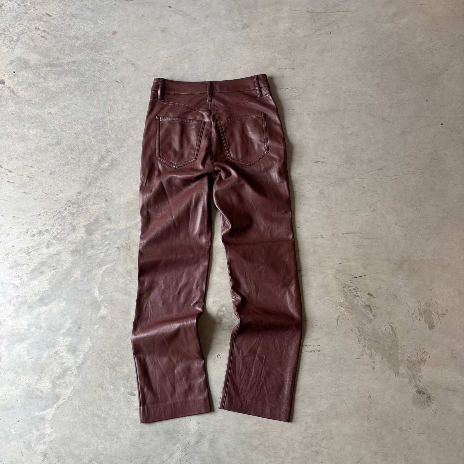 Vintage Vintage Rick Owen’s style leather pants Size US 26 / EU 42 - 5 Thumbnail