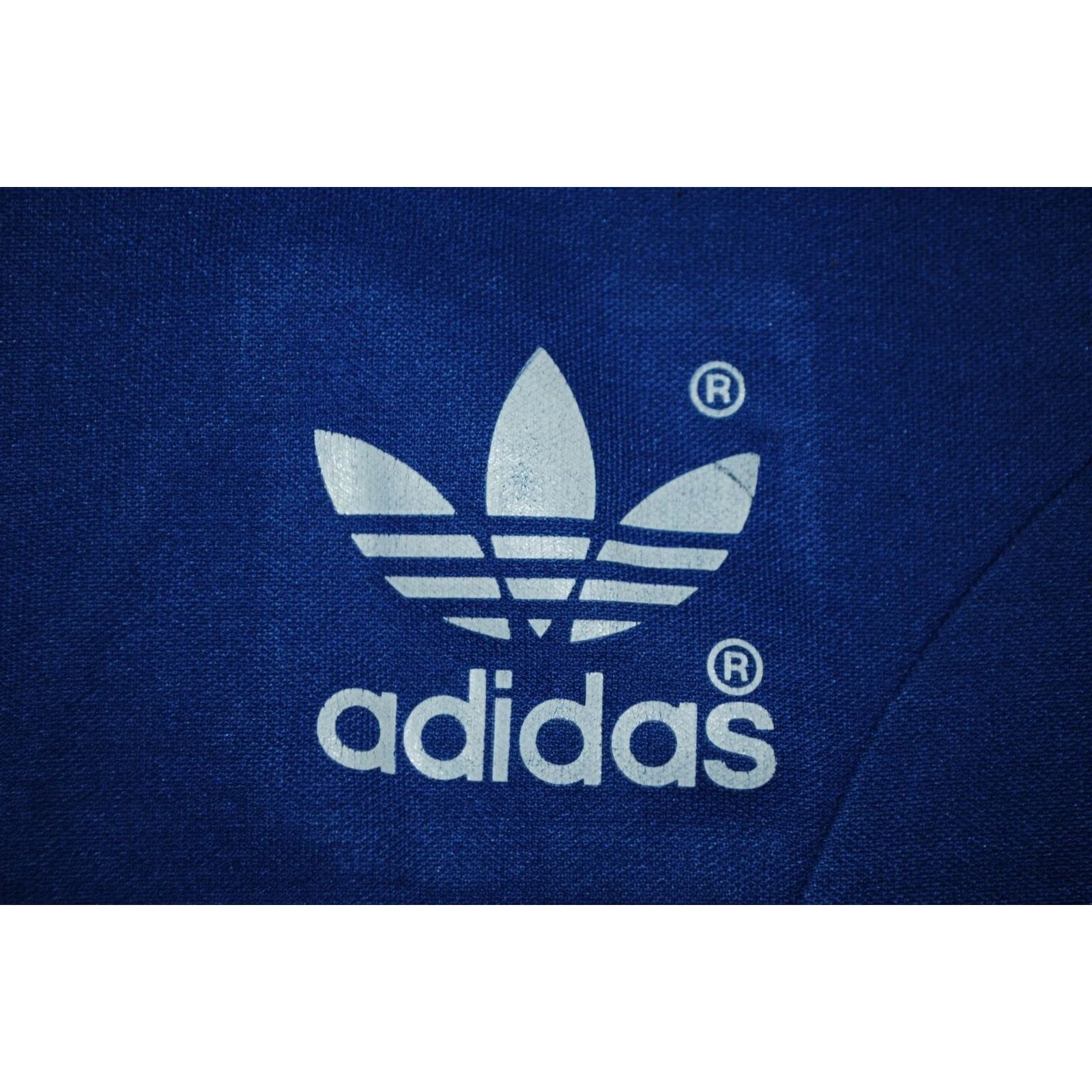 Adidas ADIDAS SPORT JACKET TRACK TOP VTG MADE IN HONG KONG 80s BLUE RED SIZE 4 SMALL Size US S / EU 44-46 / 1 - 2 Thumbnail