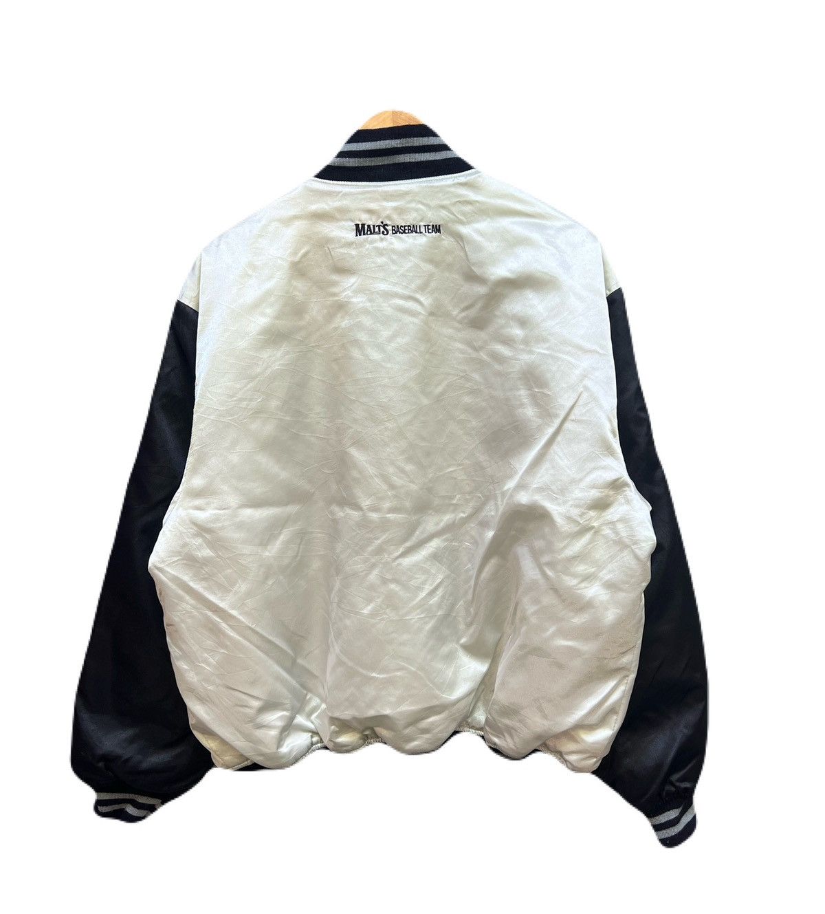 MLB Vintage 90s Malts Baseball Team Bombers Jacket Size US L / EU 52-54 / 3 - 2 Thumbnail