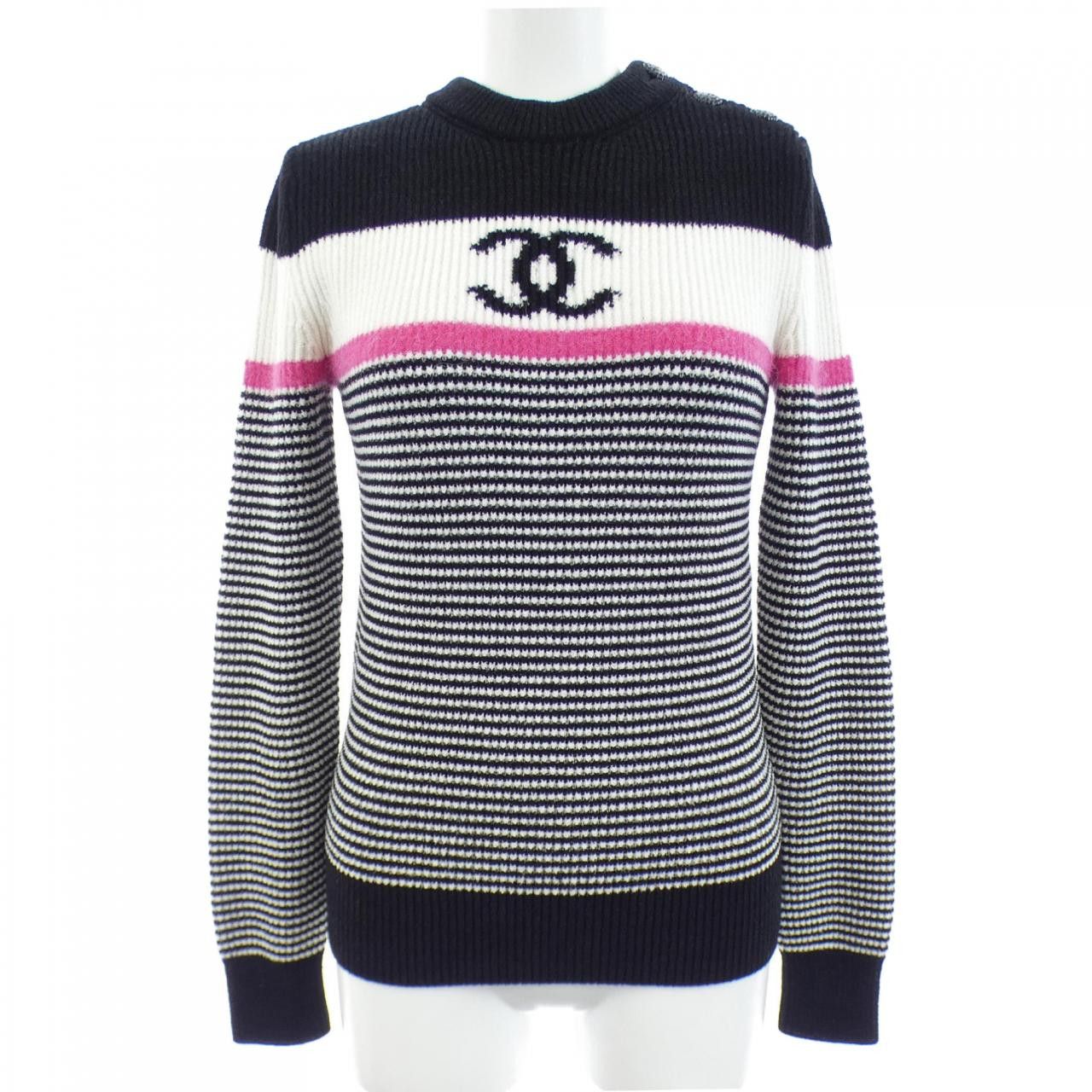 Chanel Chanel Chanel Knit Top Textile Tops P73495K10521 DUTY FREE for USA Size ONE SIZE - 1 Thumbnail