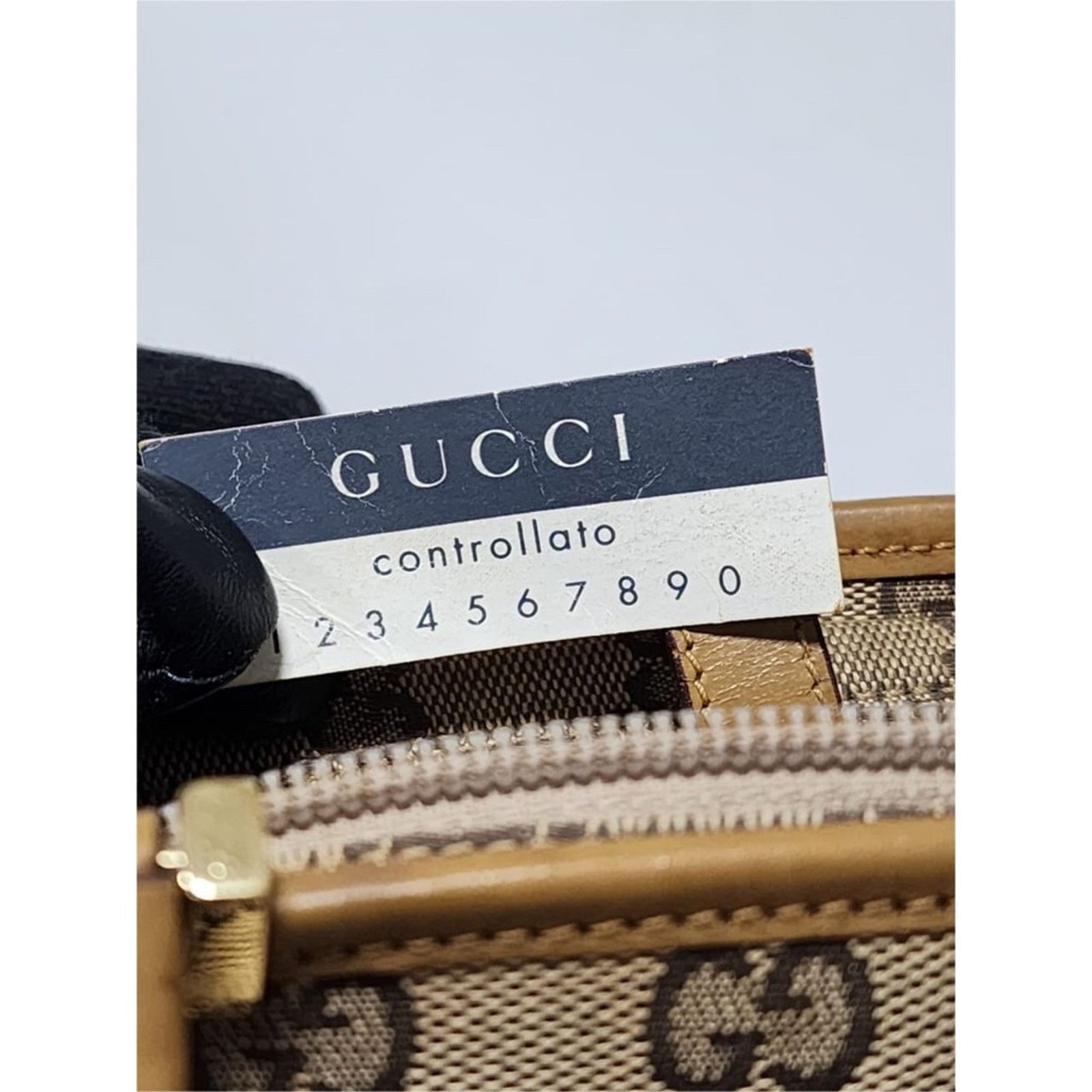 Gucci Au Gucci Vintage Piston Lock Jackie Shoulder Bag Brown/Beige Size ONE SIZE - 3 Thumbnail
