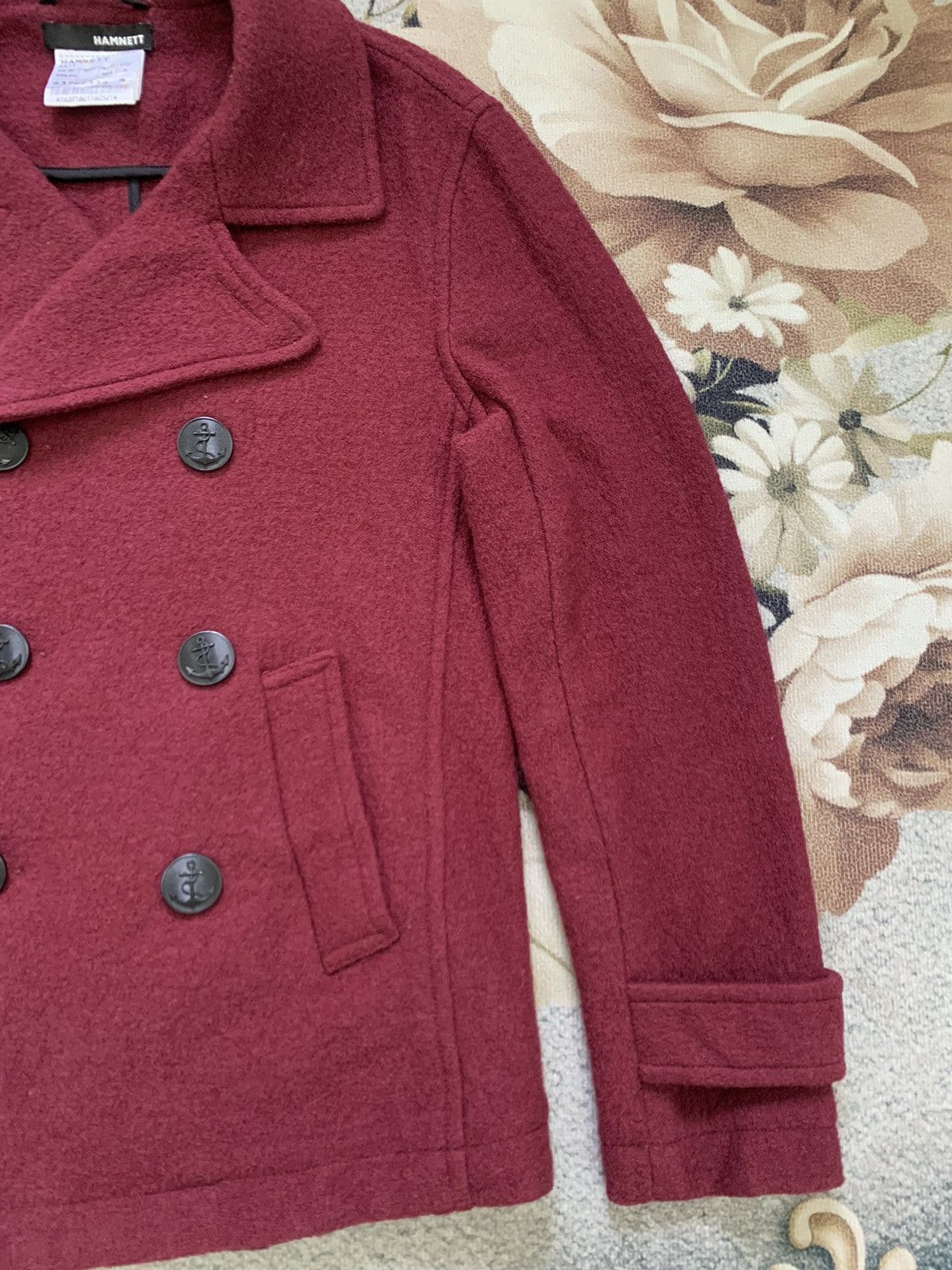 Katharine Hamnett London Hamnett Knit Wool Double Breast Jacket Size US M / EU 48-50 / 2 - 4 Thumbnail
