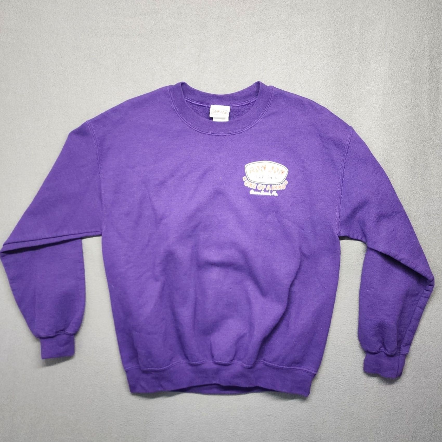 Ron Jon Surf Shop Ron Jon Surf Shop Cocoa Beach, FL Mens Sweatshirt Medium Purple Crewneck Size US M / EU 48-50 / 2 - 2 Thumbnail