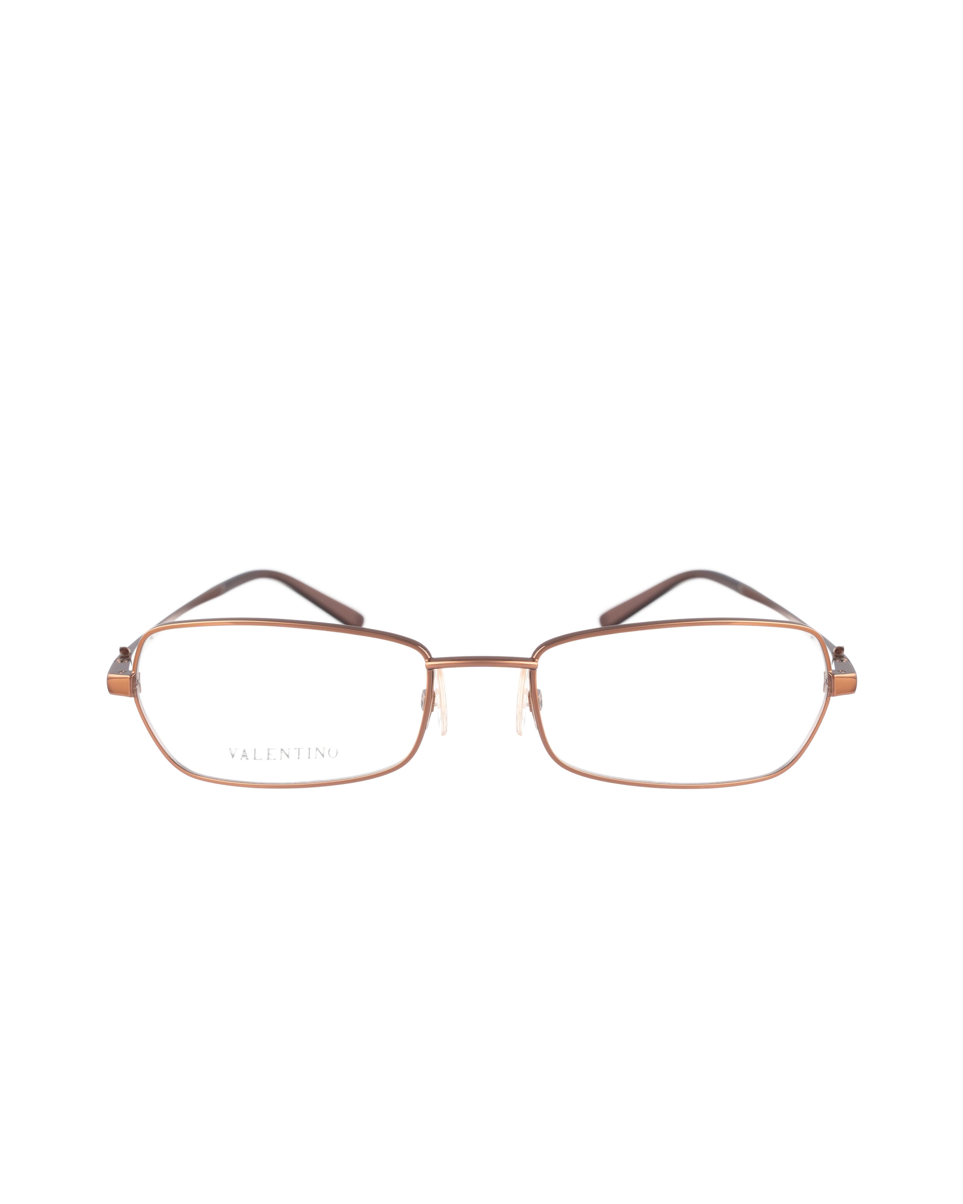 Valentino Valentino 00s Thin Copper Brown Metal Glasses Size ONE SIZE - 2 Thumbnail