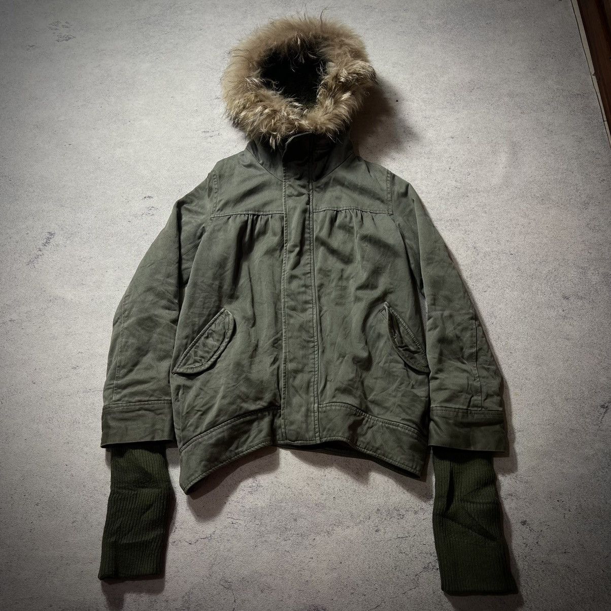 Japanese Brand Crazy Fur Moussy Raccon Gothic Ifsix Lgb Kmrii Style Jacket Size US M / EU 48-50 / 2 - 15 Thumbnail