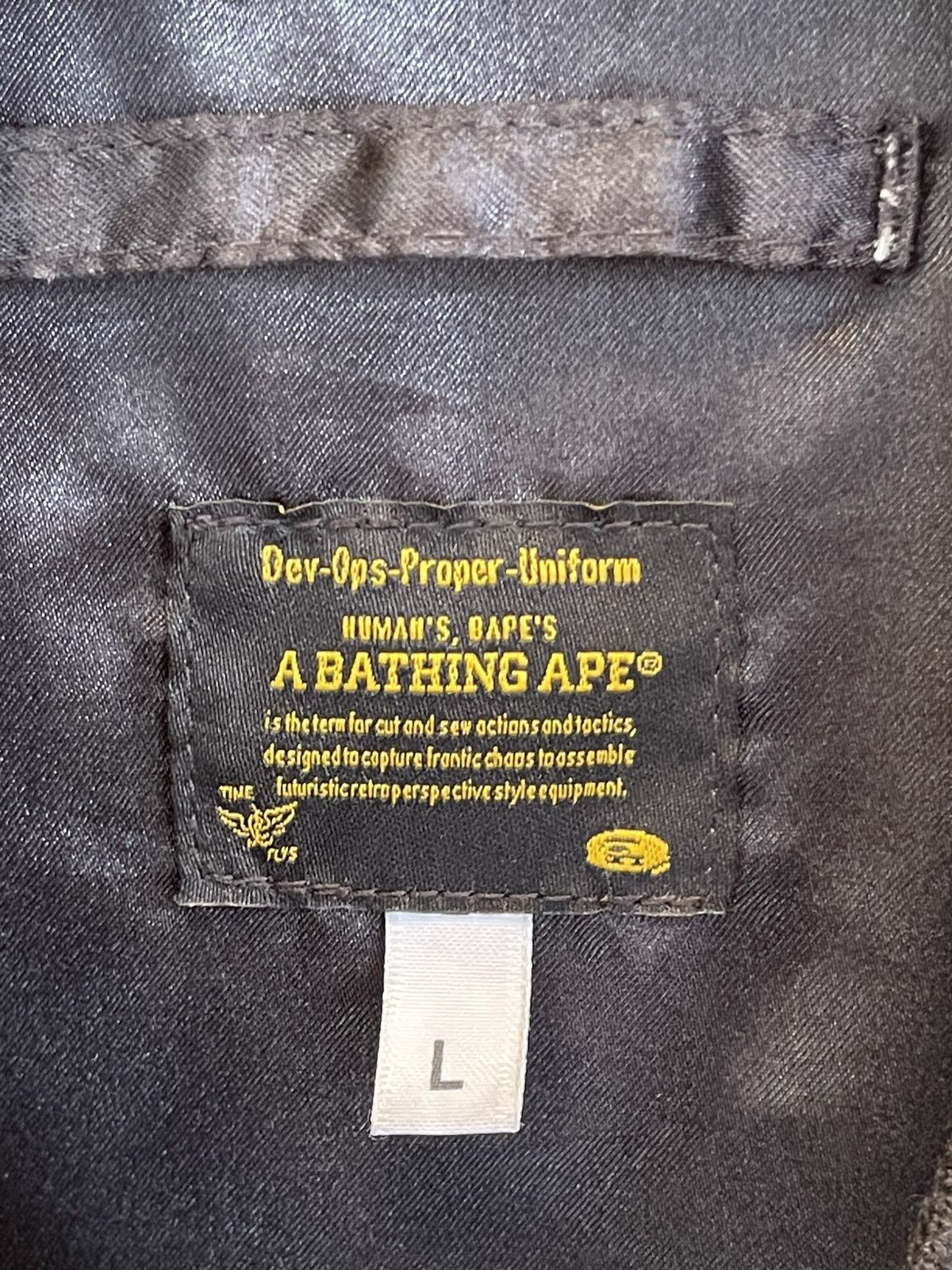 Bape BAPE BOMBER MA 1 JACKET Size US L / EU 52-54 / 3 - 3 Thumbnail