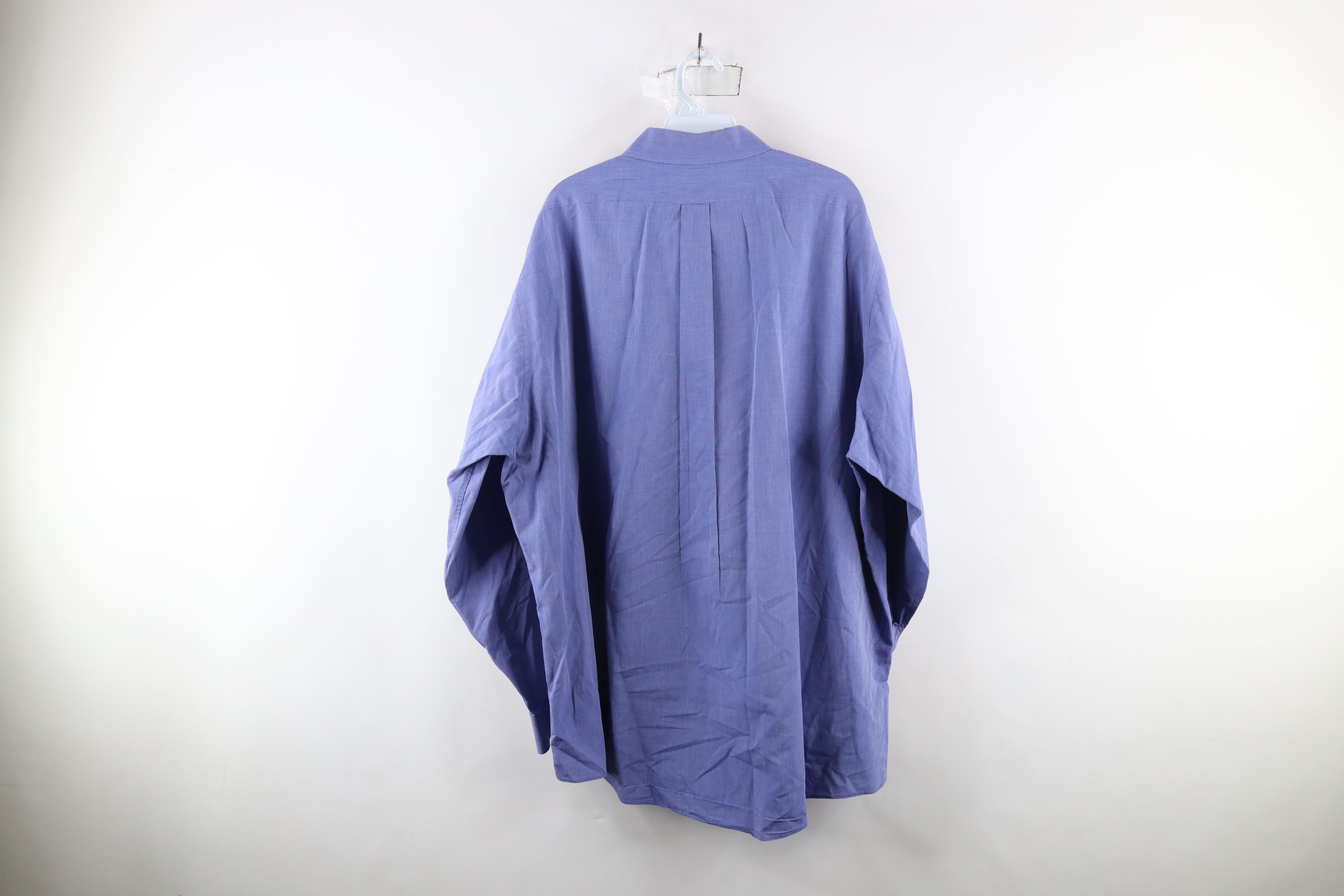 Brooks Brothers × Vintage Vintage 90s Brooks Brothers Cotton Button Down Shirt Blue Size US M / EU 48-50 / 2 - 10 Thumbnail