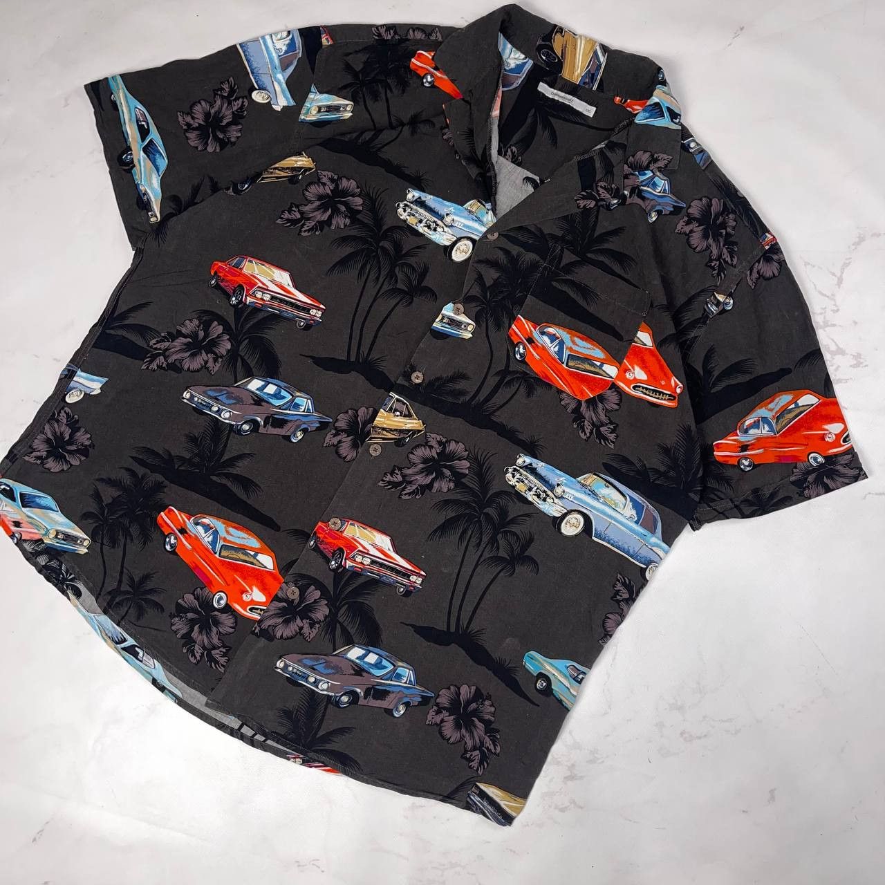 Vintage Shirt Hawai Shirt Print Cars Short sleeve Size XXL Baggy Size US XXL / EU 58 / 5 - 2 Thumbnail