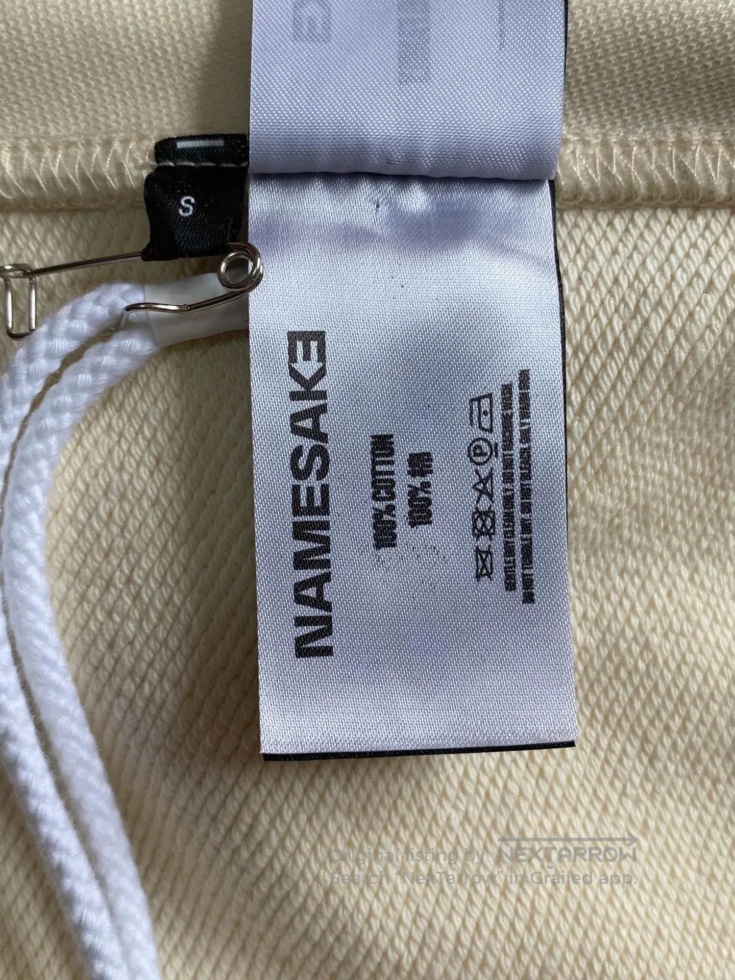 Other cream embroidered hoodie with drawstrings. Size S / US 4 / IT 40 - 9 Thumbnail