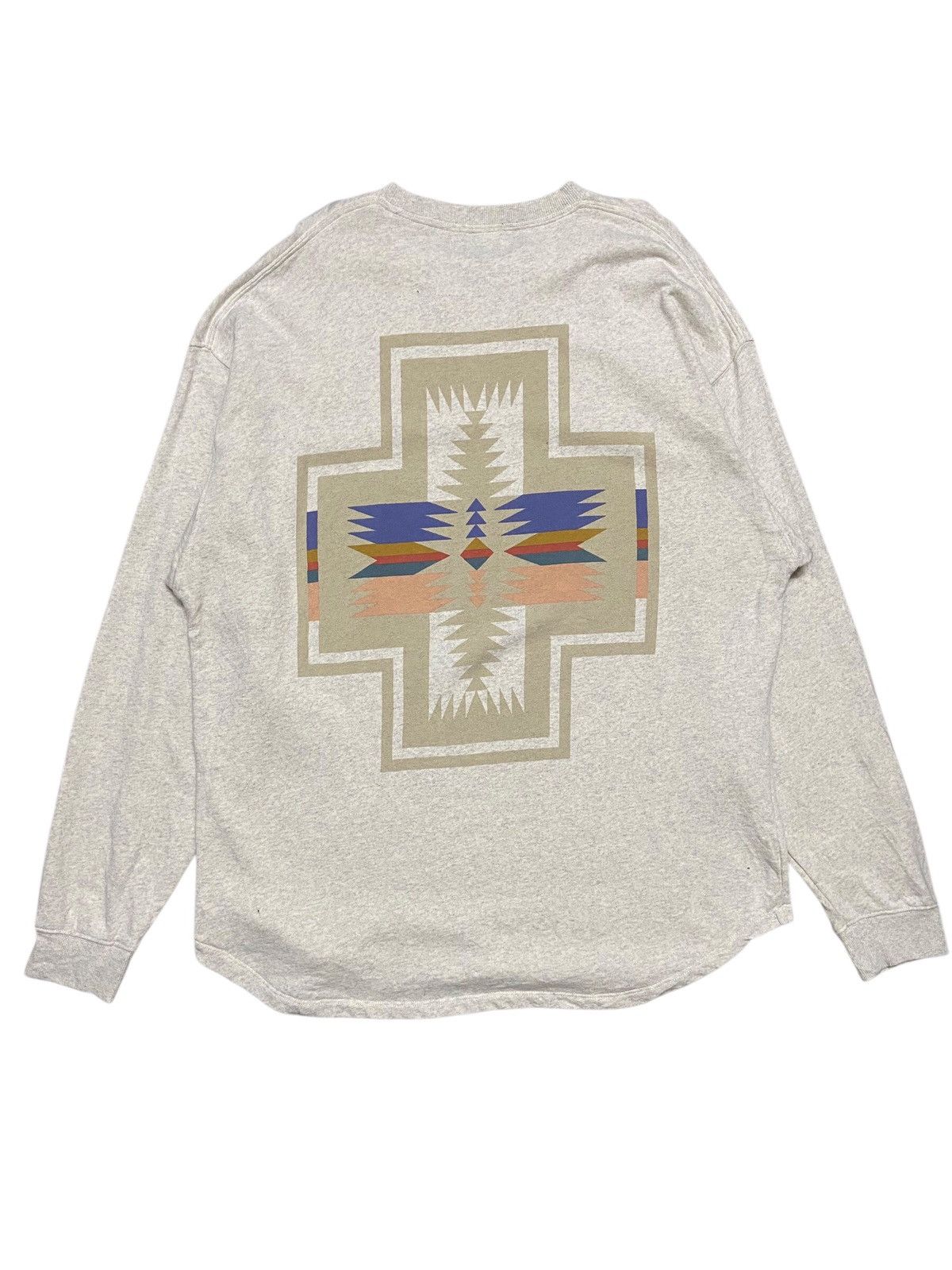 Pendleton Pendleton Oversized Crewneck Pullover Sweatshirt Size US L / EU 52-54 / 3 - 1 Thumbnail