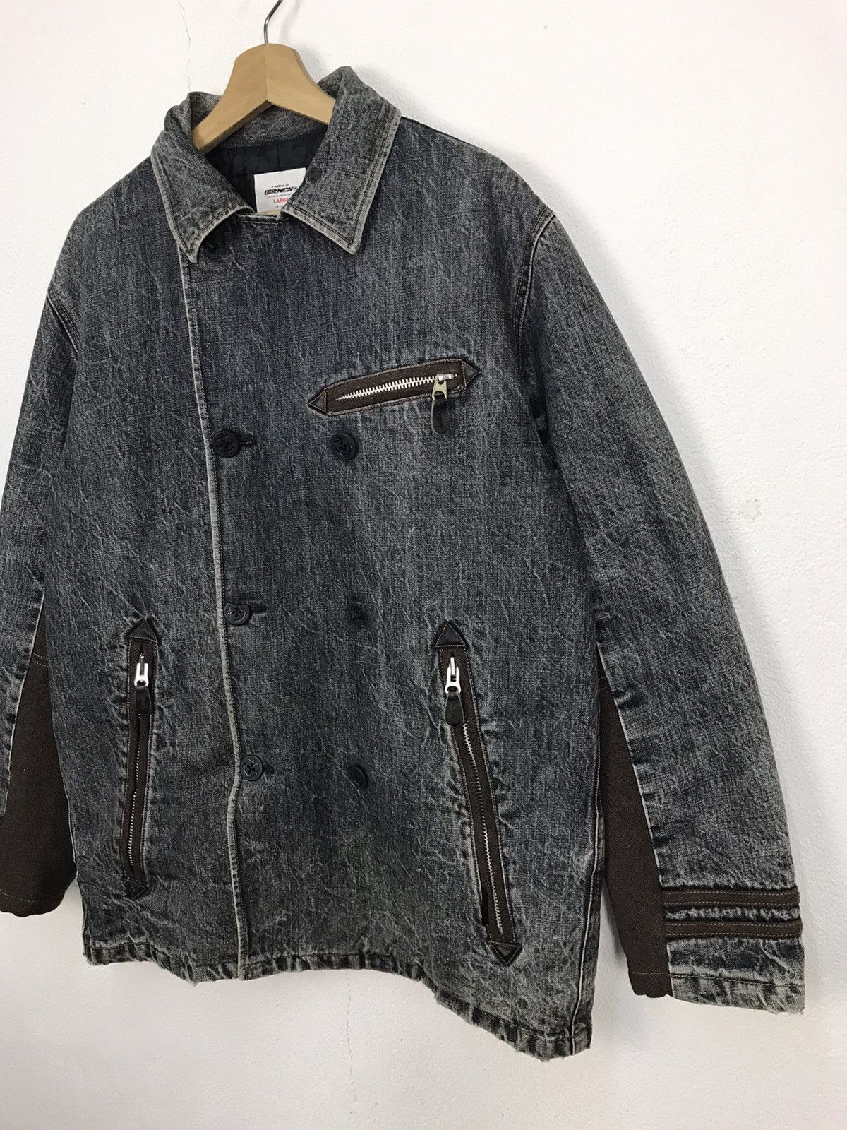 Japanese Brand × Vintage VINTAGE QUENGH Double Breasted Coat/Jacket Size US L / EU 52-54 / 3 - 3 Thumbnail