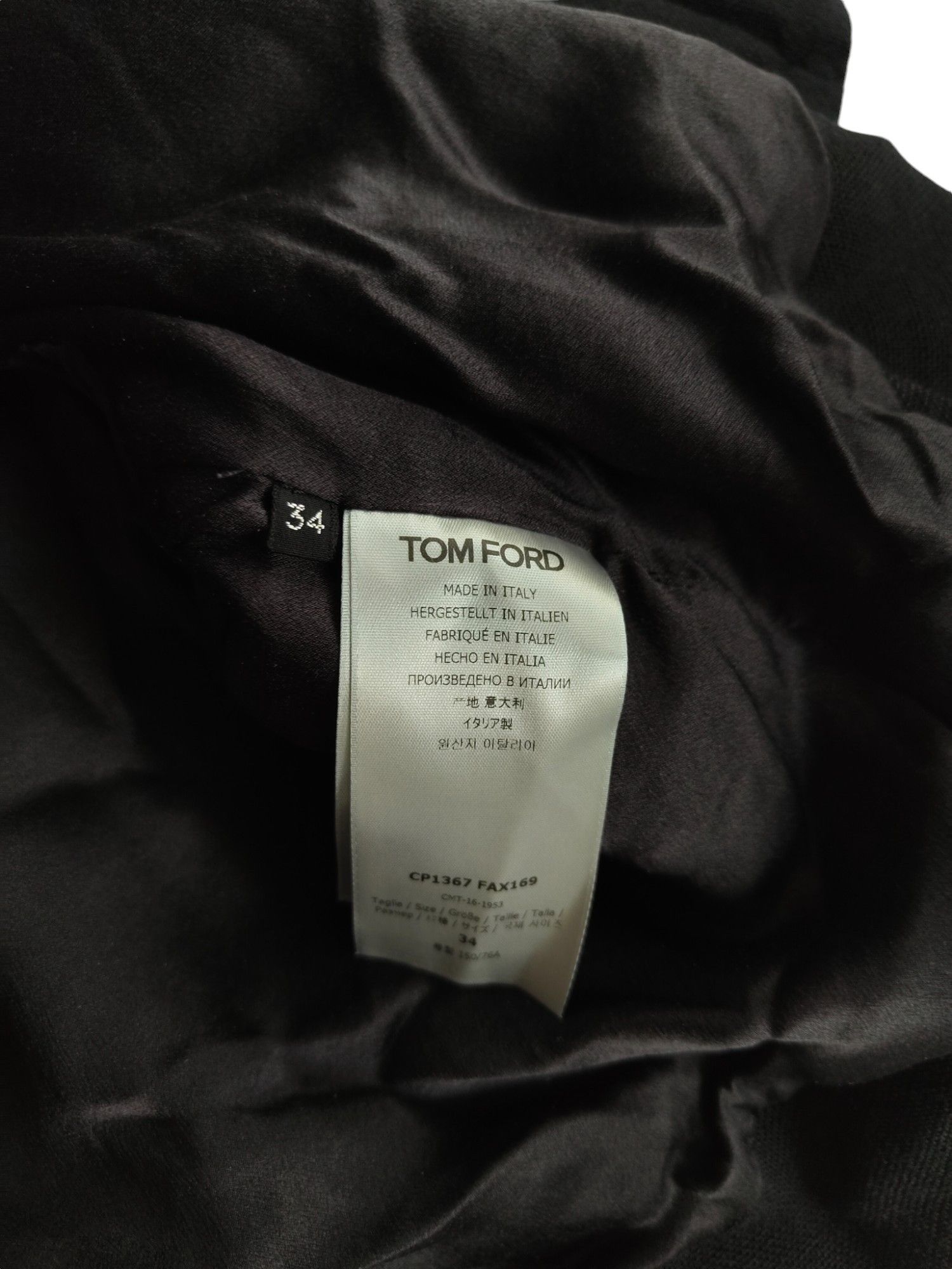 Tom Ford Black Mid Length Jacket With Double Ends Zipper Size XXS / US 00 / IT 34 - 7 Thumbnail