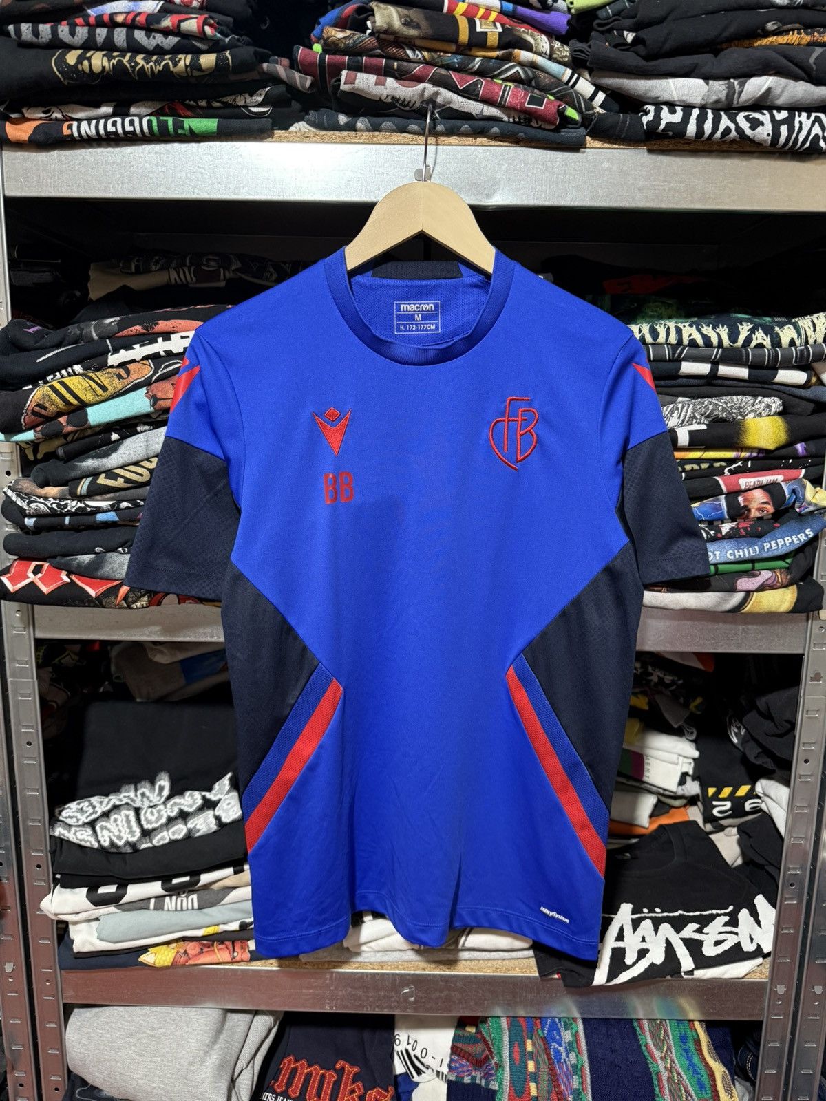 Macron FC Basel Football Training Macron 2022 2023 Soccer Jersey Size US M / EU 48-50 / 2 - 1 Thumbnail