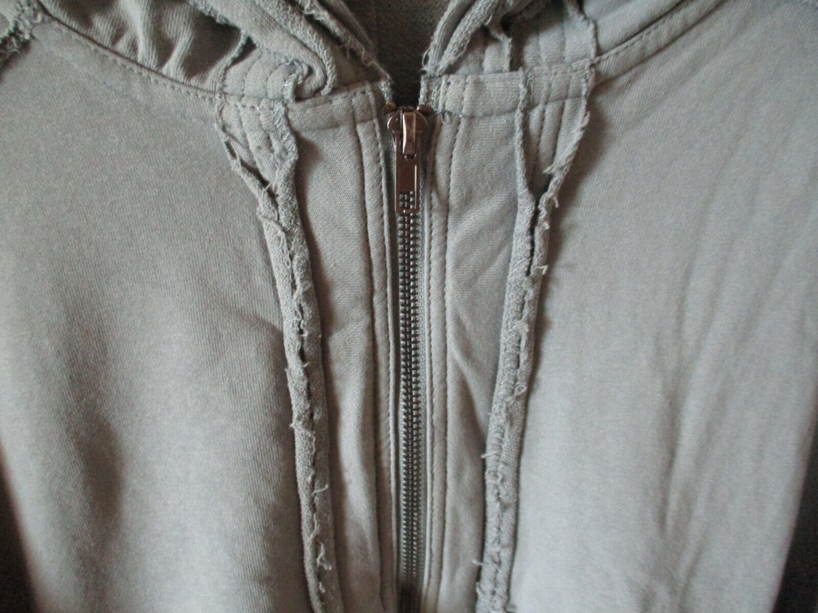Other Grey Terry Knit Zip Cape Jacket Boutique Exclusive Small Size S / US 4 / IT 40 - 3 Thumbnail