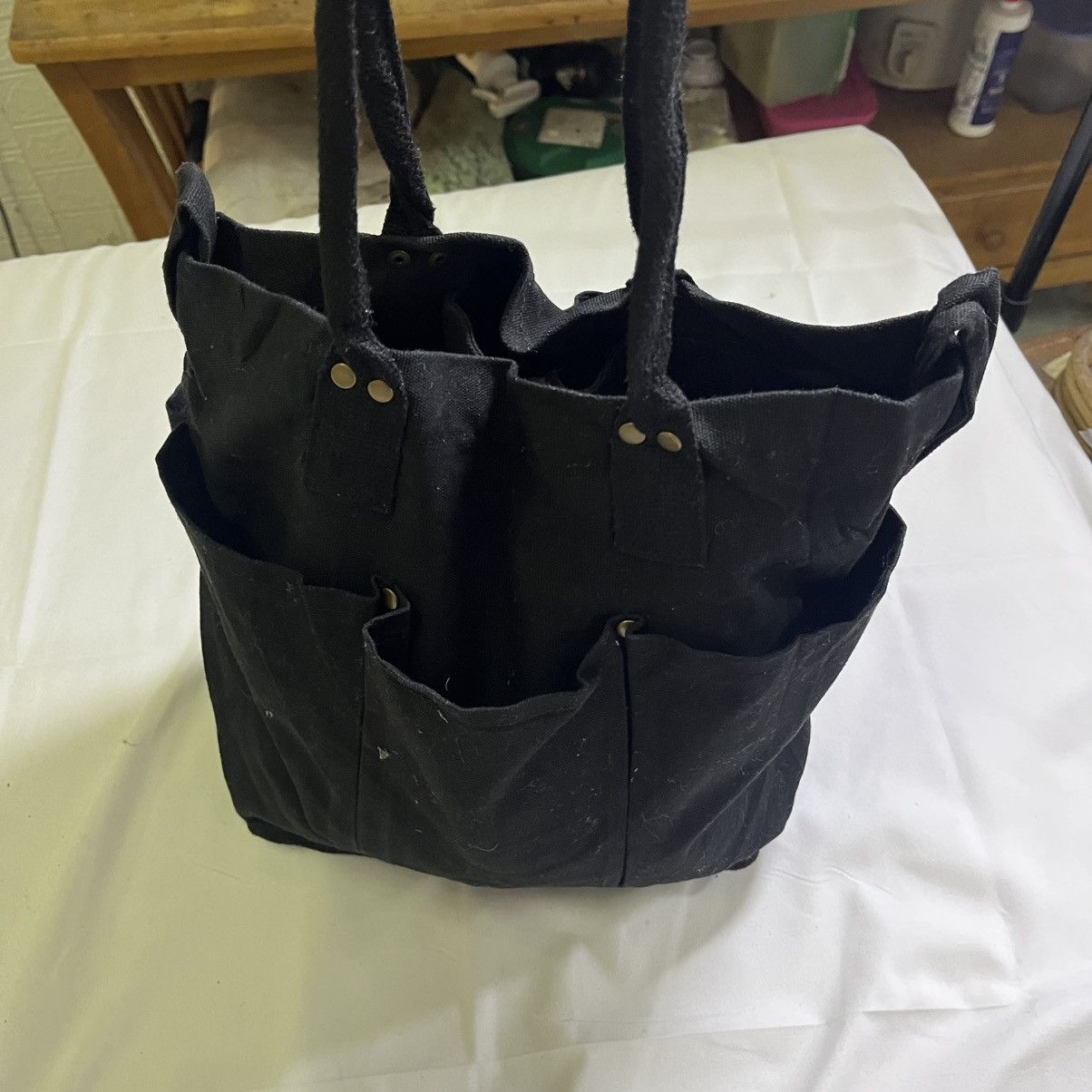 Other UNBRAND CANVAS TACTICAL/MULTIPOCKET TOTE BAG Size ONE SIZE - 1 Thumbnail