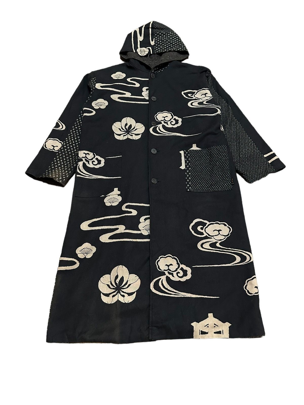 Japanese Brand Reverse Japanese brand overcoathoodie kapital inspired faded Size US M / EU 48-50 / 2 - 5 Thumbnail