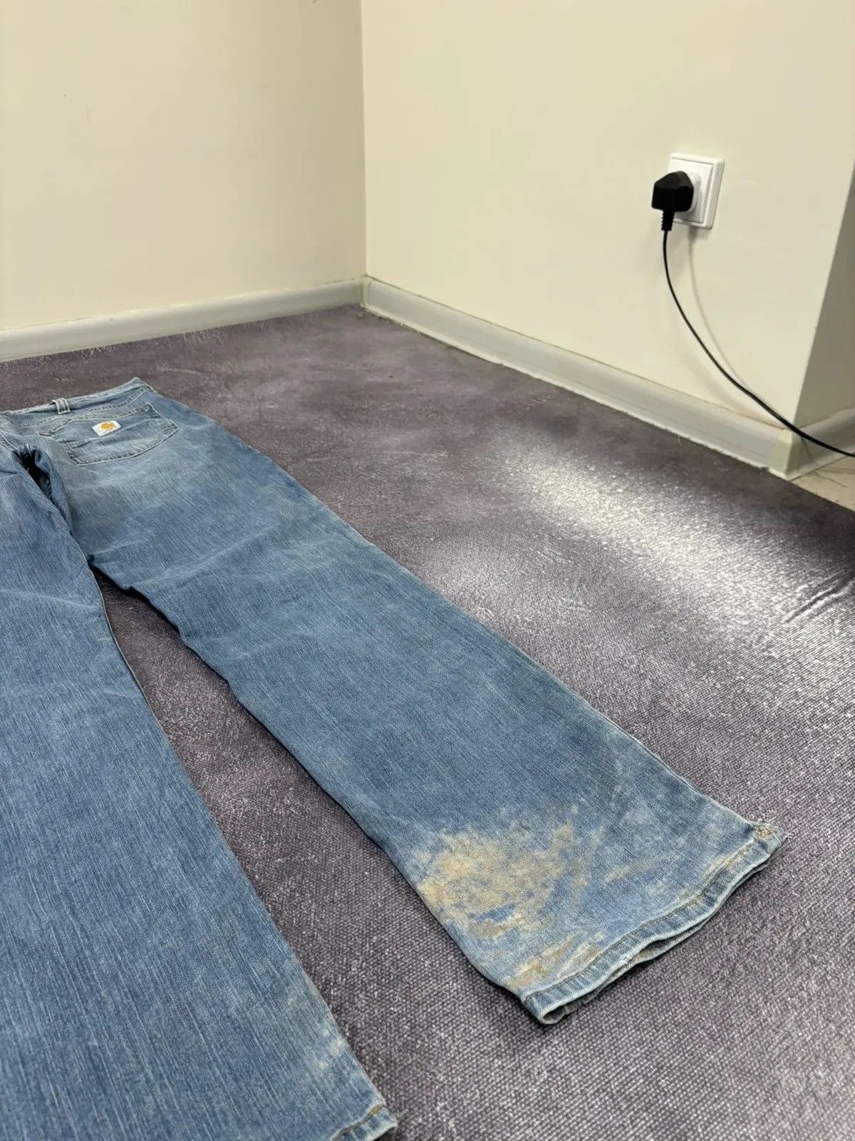 Carhartt × Vintage Vintage Carhartt Rugged Flex Denim Relaxed Fit Hype Jeans Size US 38 / EU 54 - 4 Thumbnail
